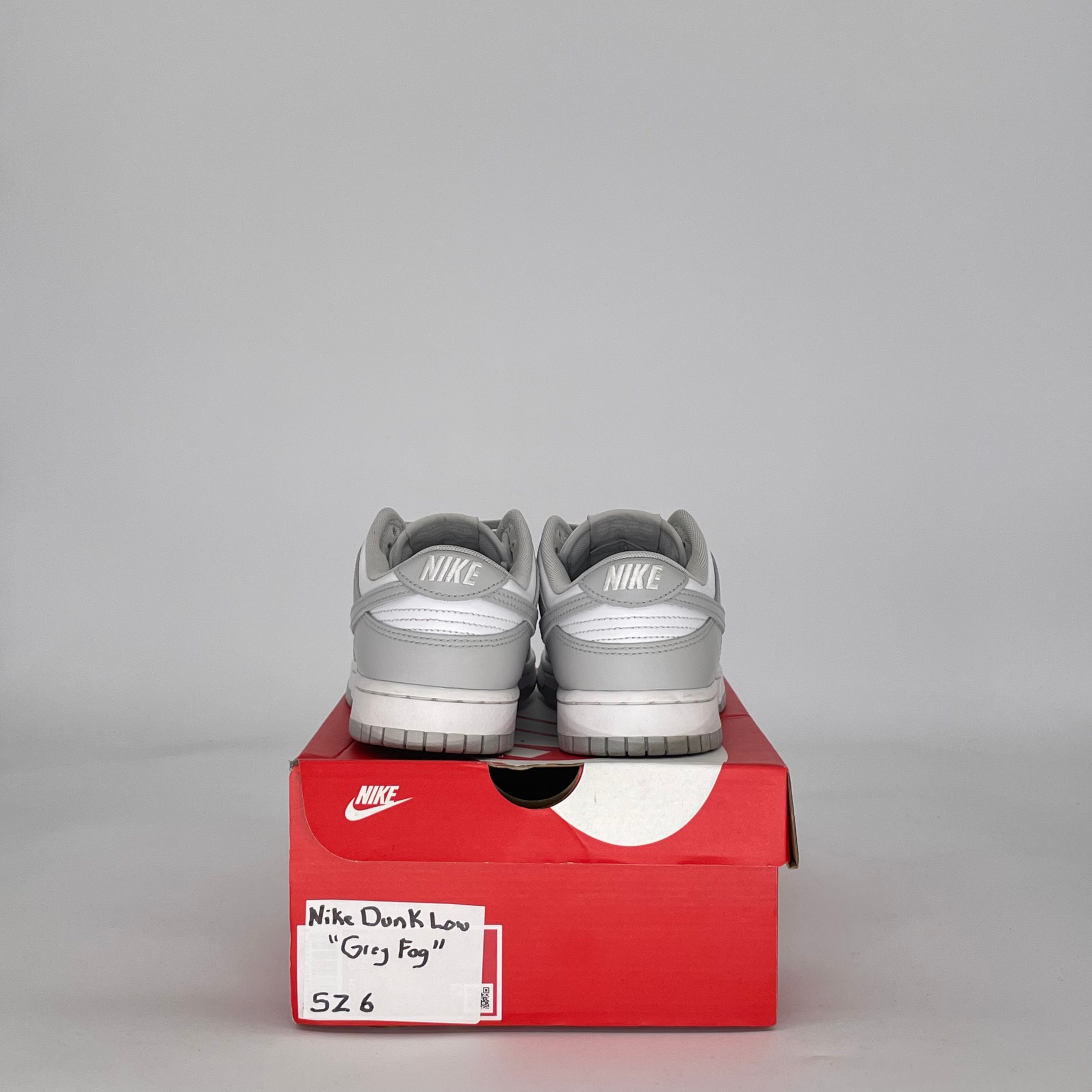 NIKE DUNK LOW GREY FOG DD1391-103 SIZE 6/7.5W GS