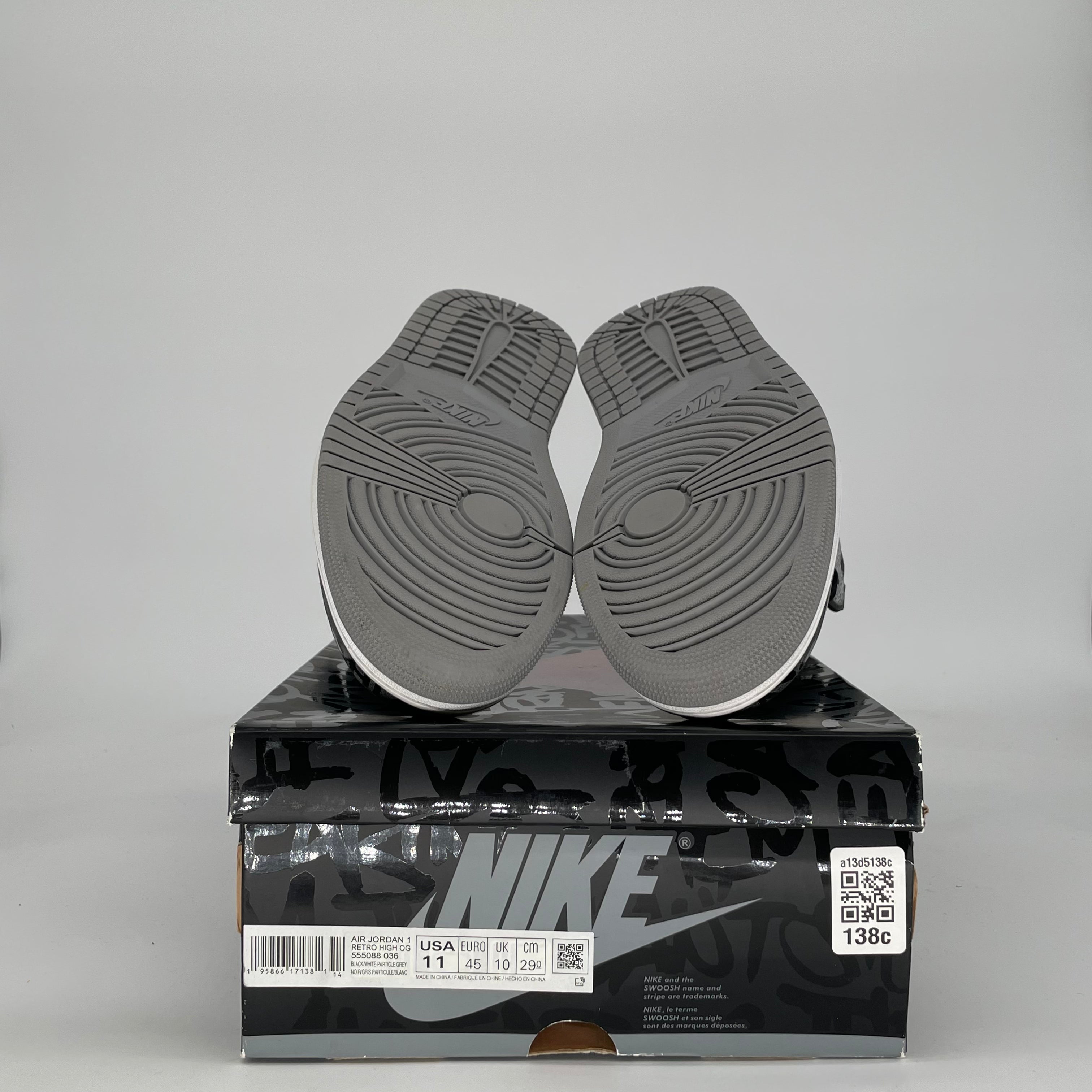 AIR JORDAN 1 REBELLIONAIRE 555088-036 SIZE 11/12.5W