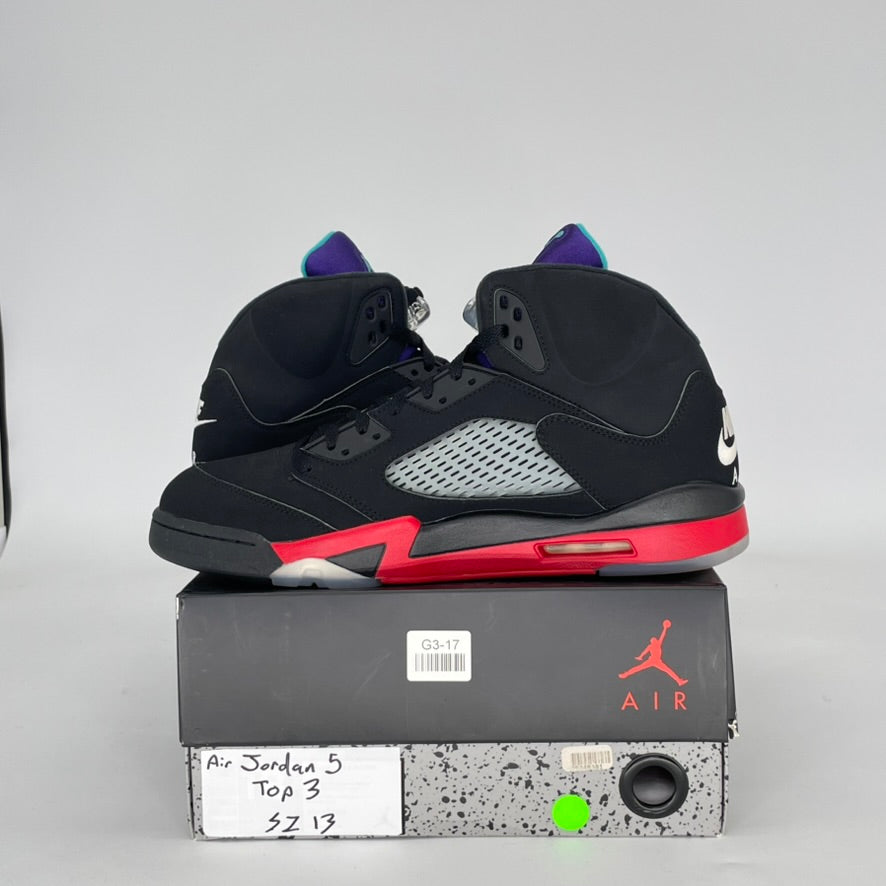 AIR JORDAN 5 TOP 3 CZ1786-001 SIZE 13/14.5W