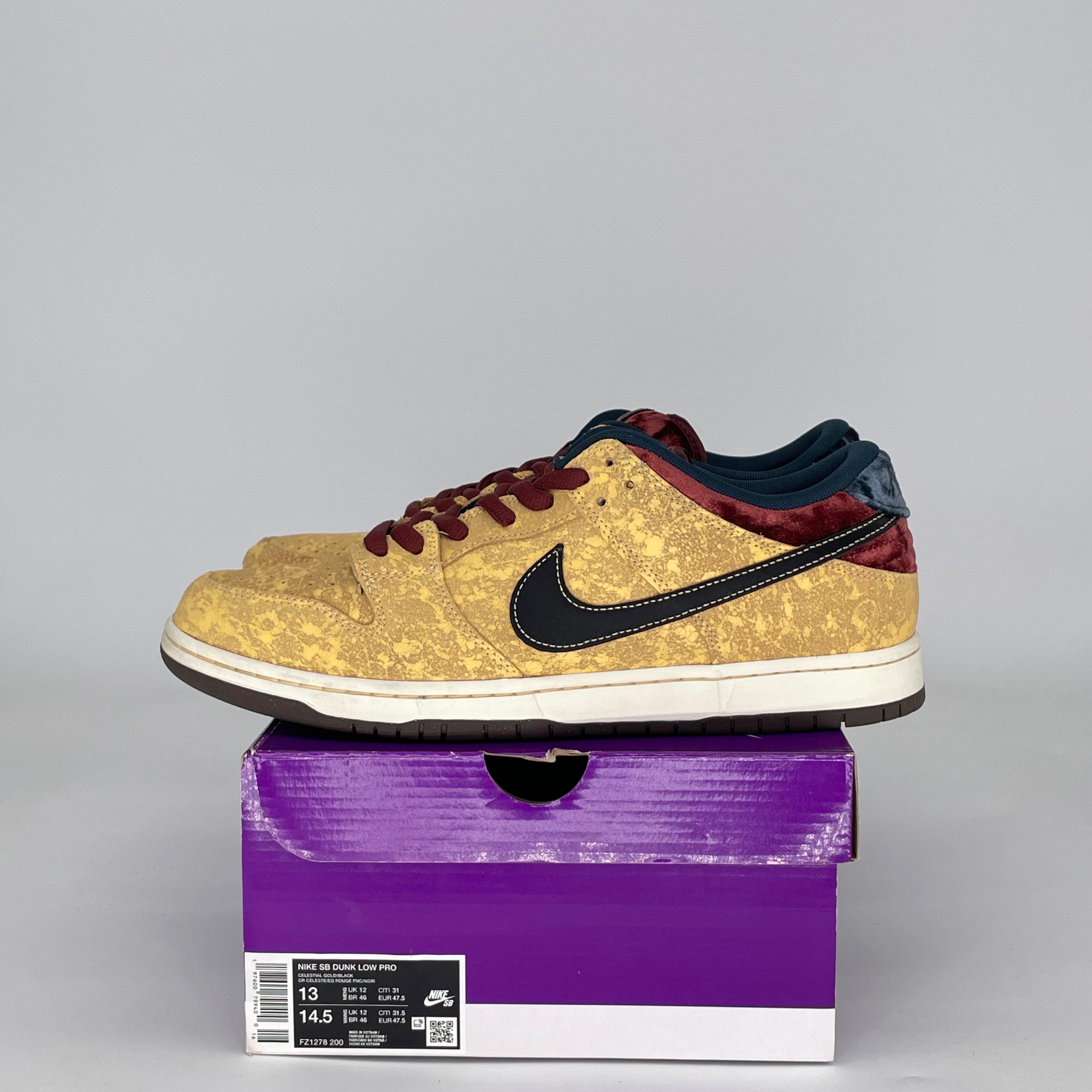 NIKE SB DUNK LOW CITY OF CINEMA FZ1278-200 SIZE 13/14.5W