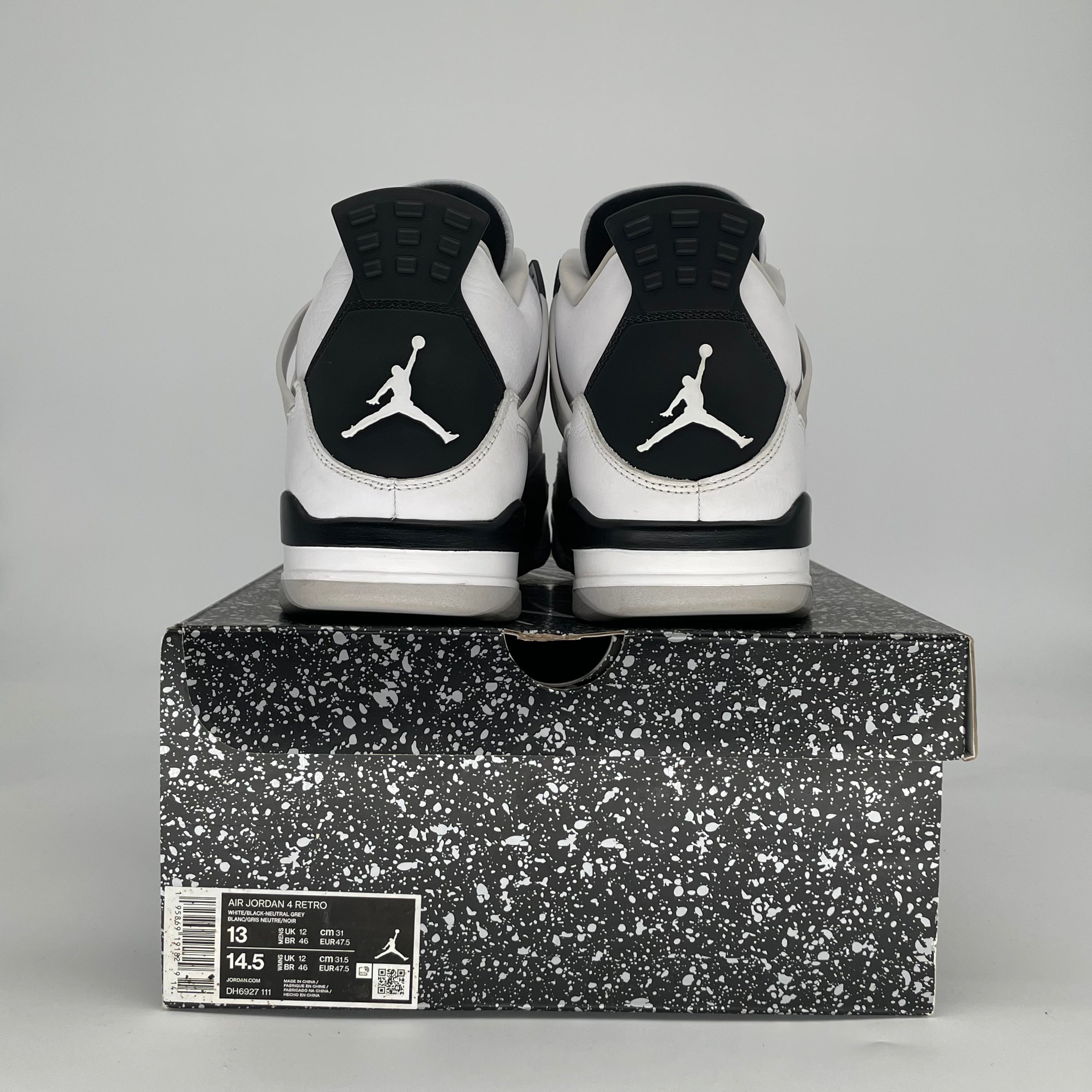 AIR JORDAN 4 MILITARY BLACK DH6927-111 SIZE 13/14.5W