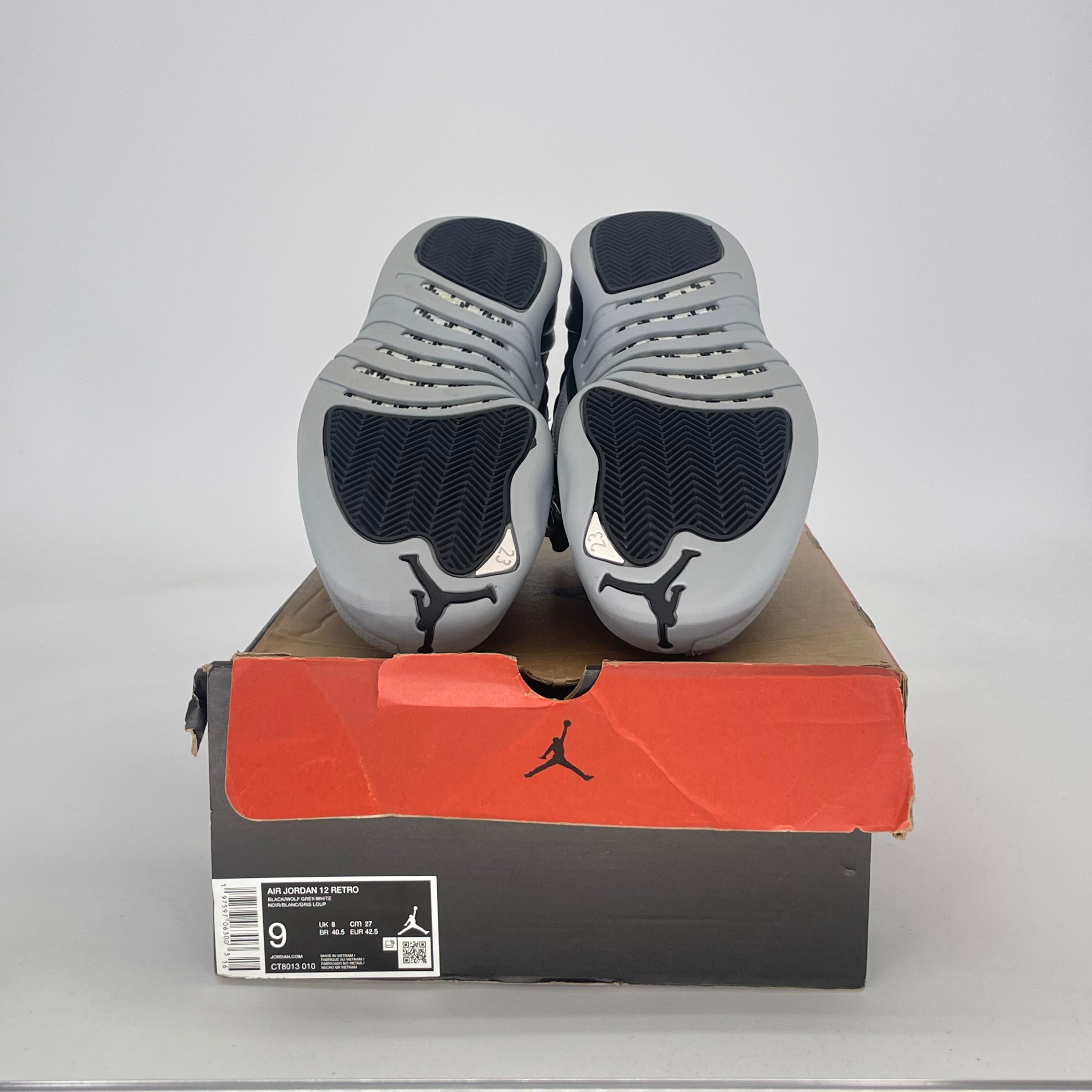 AIR JORDAN 12 BARONS CT8013-010 SIZE 9/10.5W