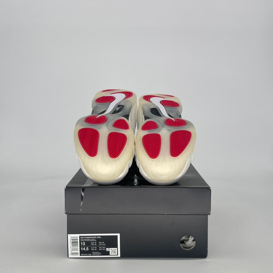 NIKE AIR FOAMPOSITE PRO PEARL HF0794-200 SIZE 13/14.5W