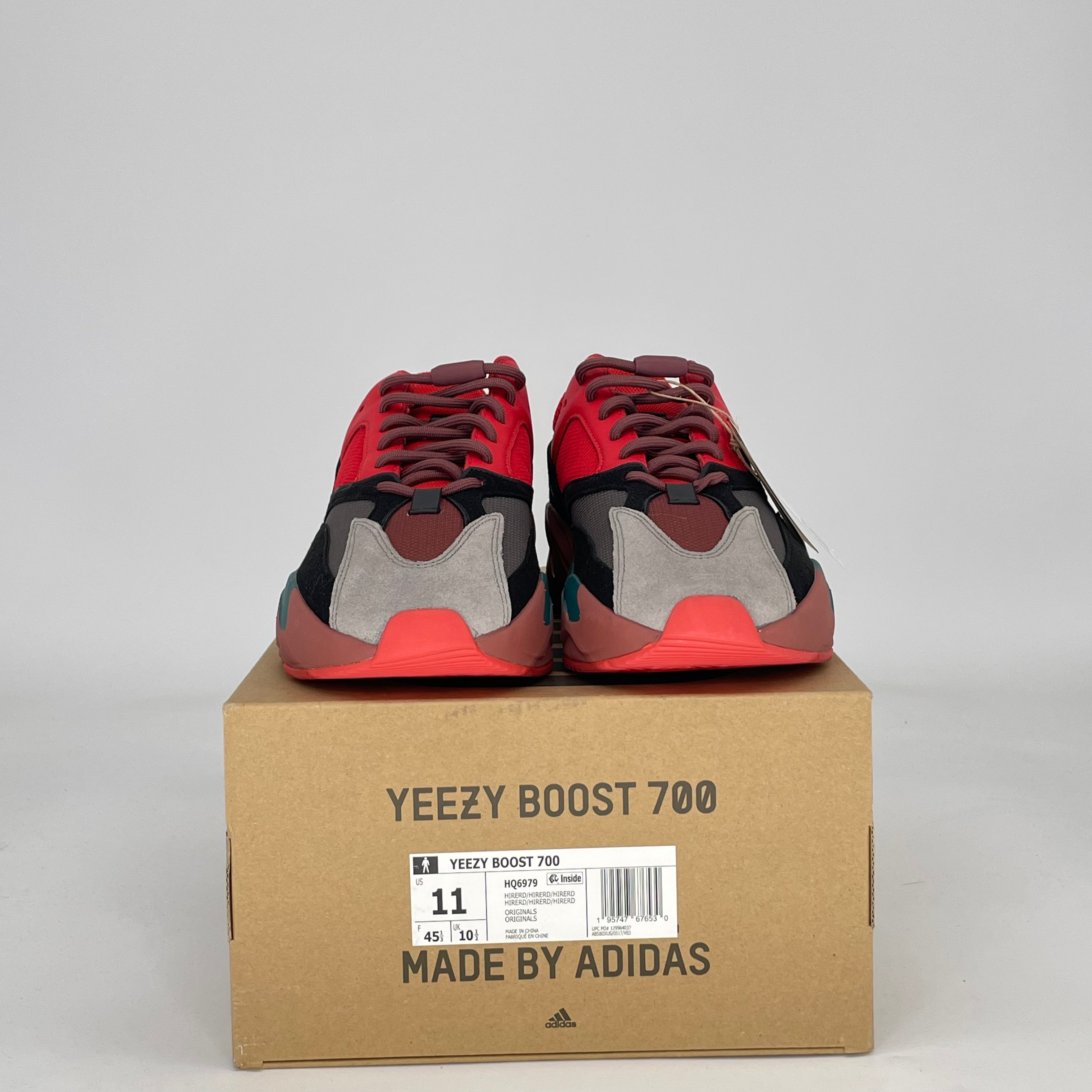 ADIDAS YEEZY 700 HI-RES RED HQ6979 SIZE 11/12.5W