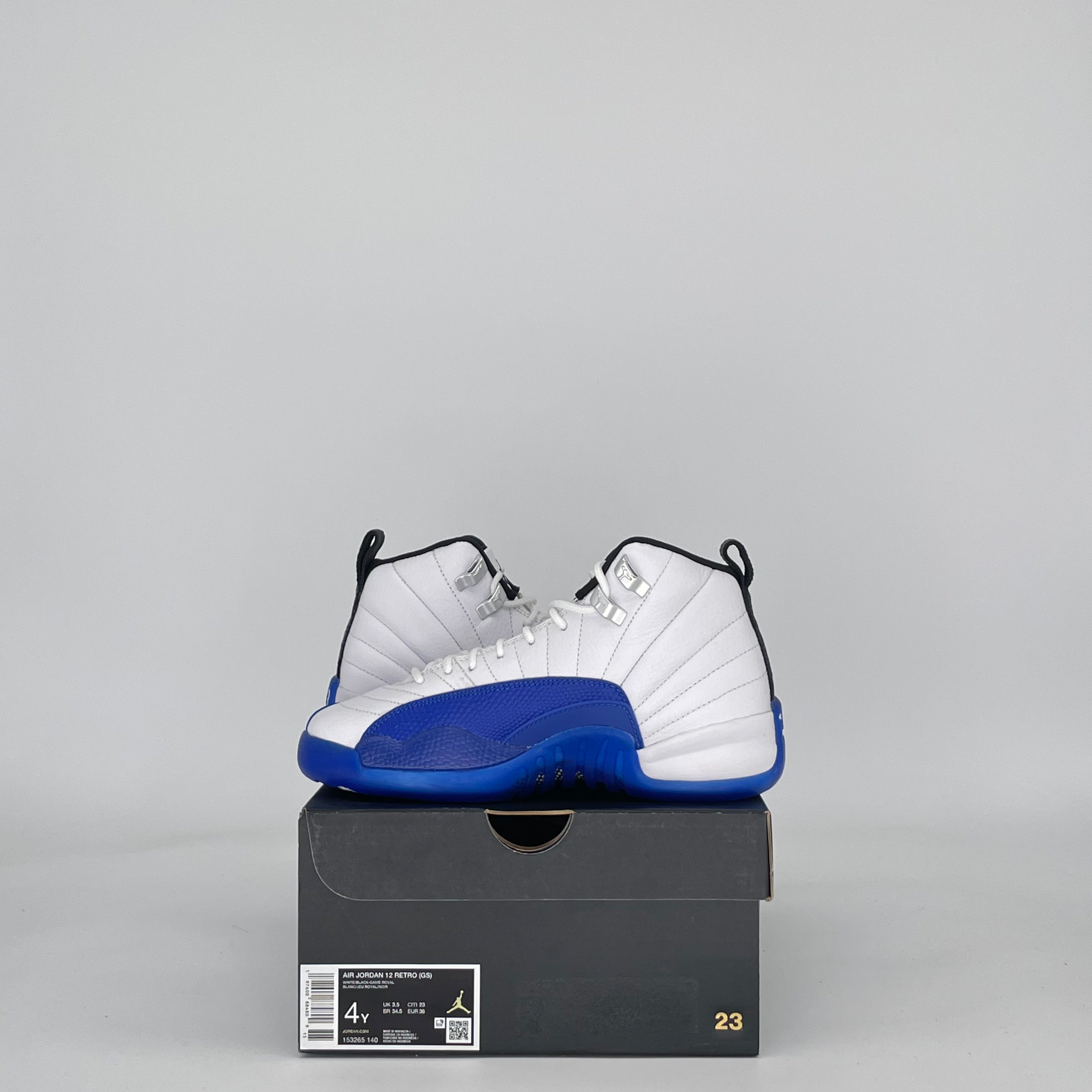 AIR JORDAN 12 BLUEBERRY 153265-140 SIZE 4/5.5W GS