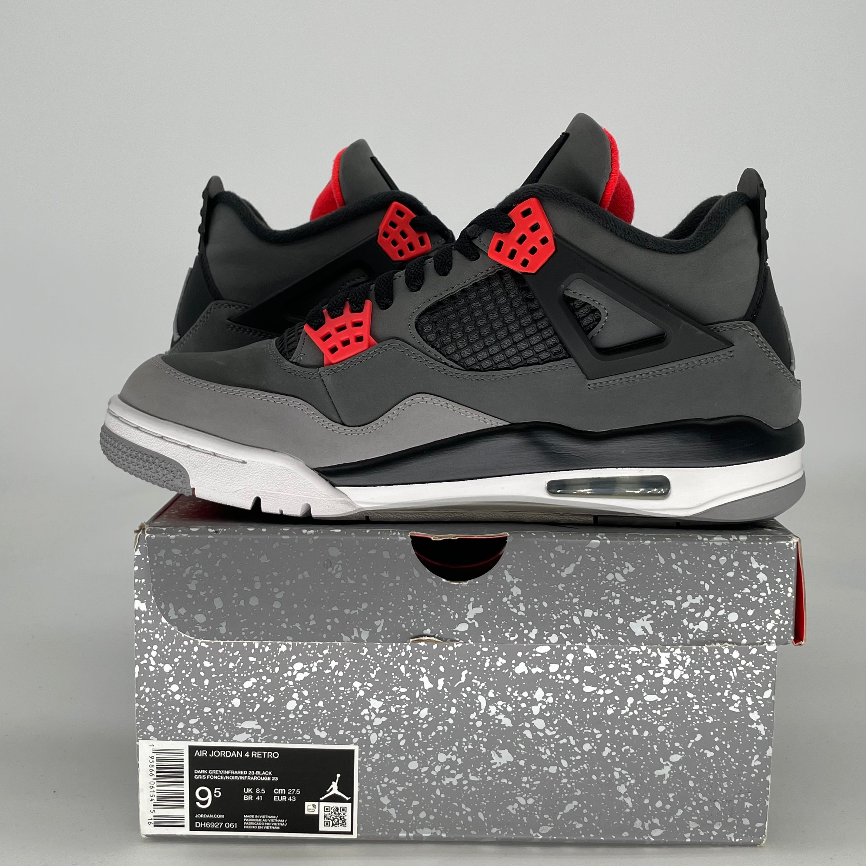 AIR JORDAN 4 INFRARED DH6927-061 SIZE 9.5/11W