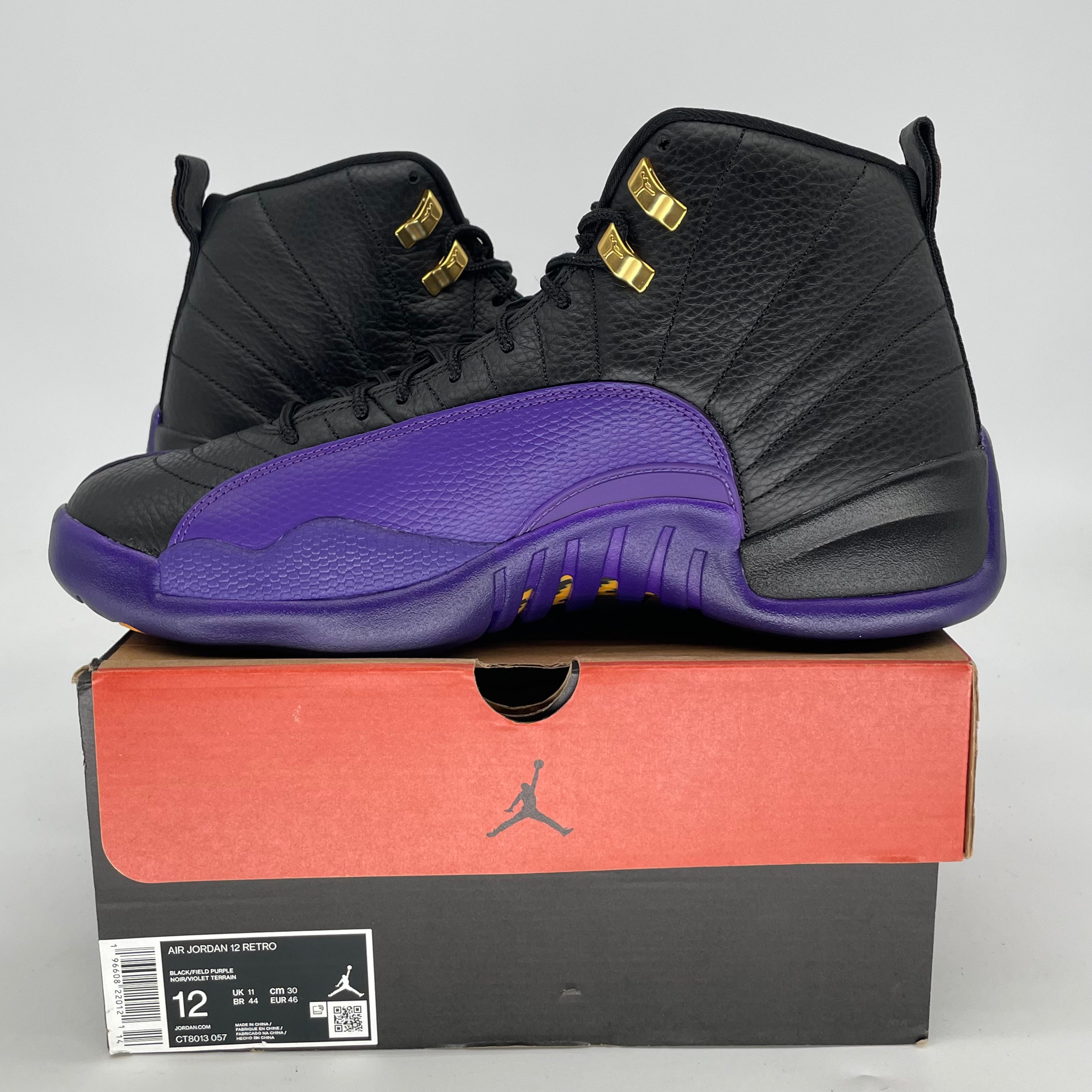 AIR JORDAN 12 FIELD PURPLE CT8013-057 SIZE 12/13.5W
