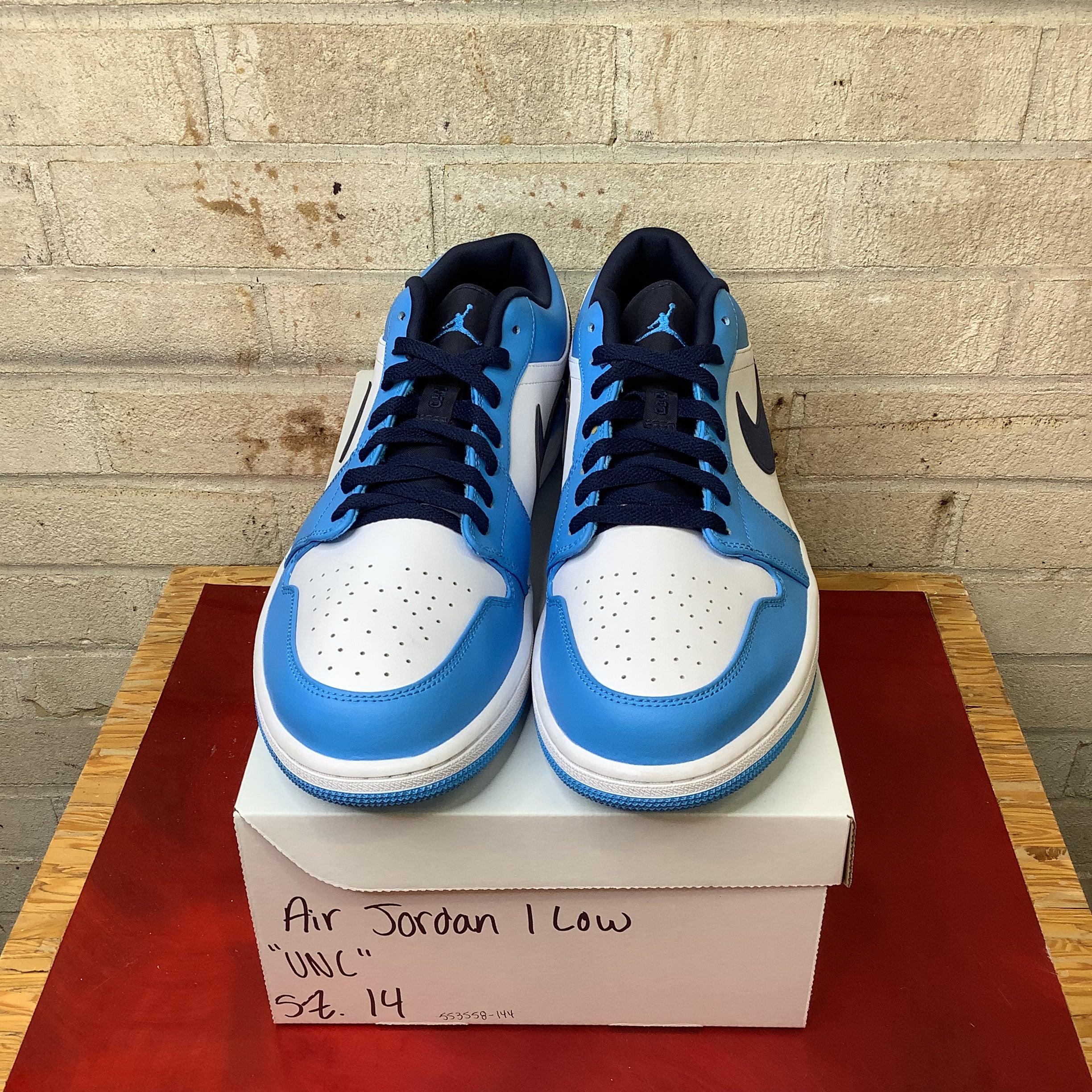AIR JORDAN 1 LOW UNC SIZE 14 553558-144