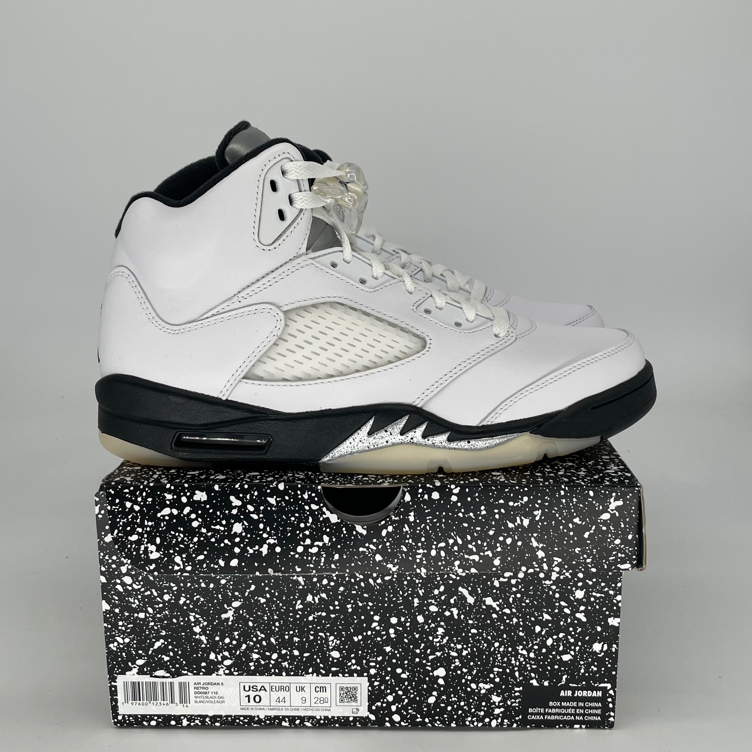 AIR JORDAN 5 REVERSE METALLIC DD0587-110 SIZE 10/11.5W