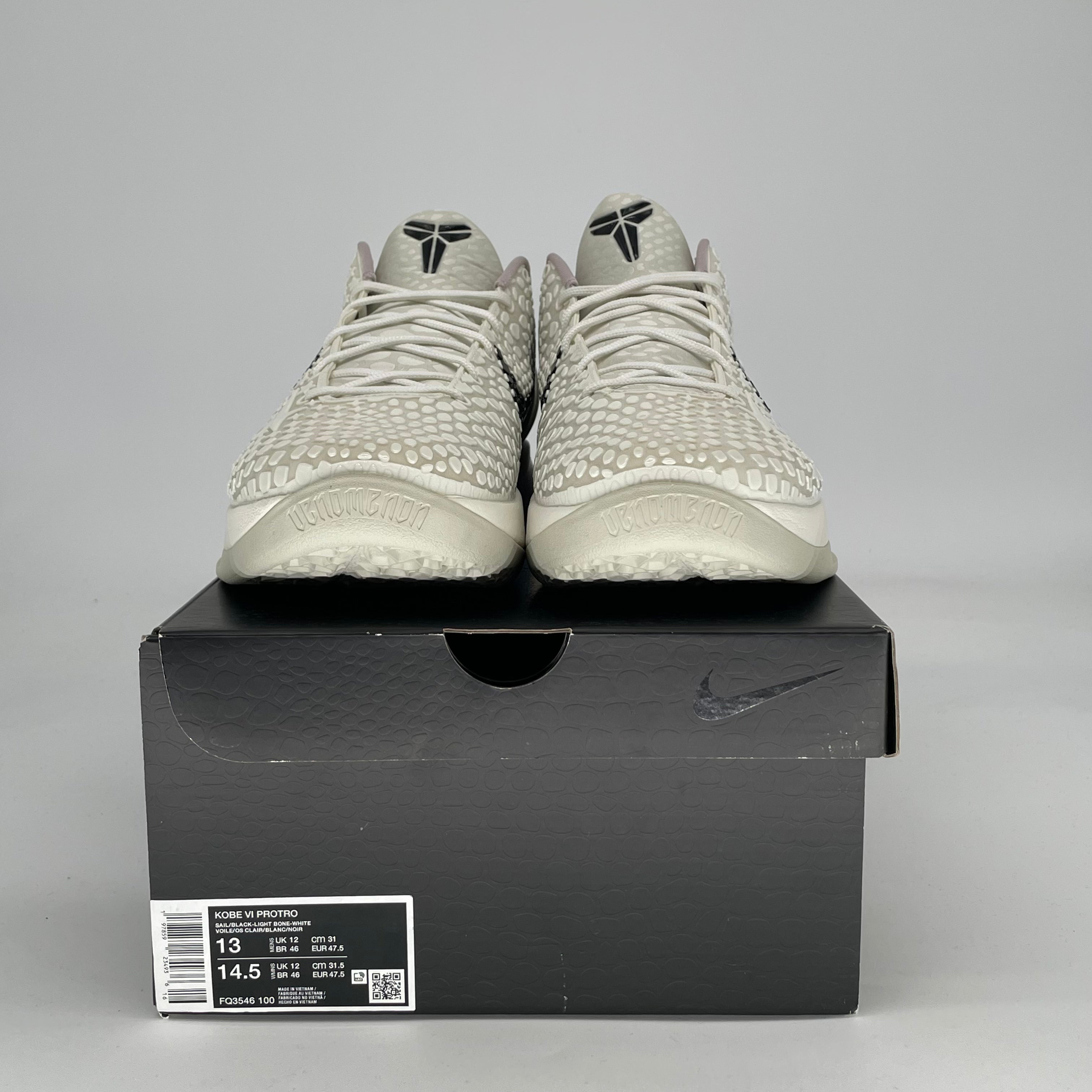 NIKE KOBE 6 PROTRO SAIL ALL STAR FQ3546-100 SIZE 13/14.5W