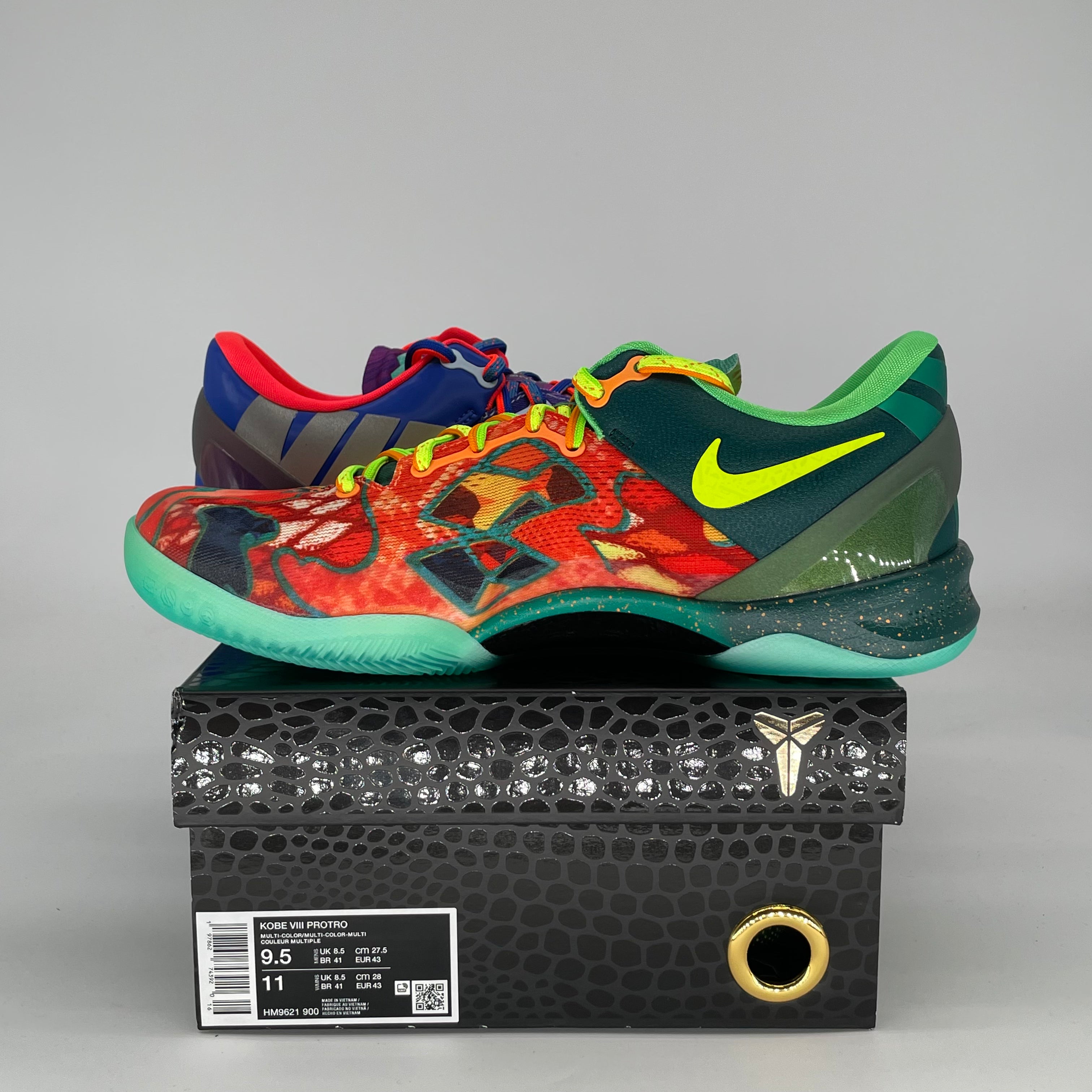 NIKE KOBE 8 PROTRO WHAT THE HM9621-900 SIZE 9.5/11W