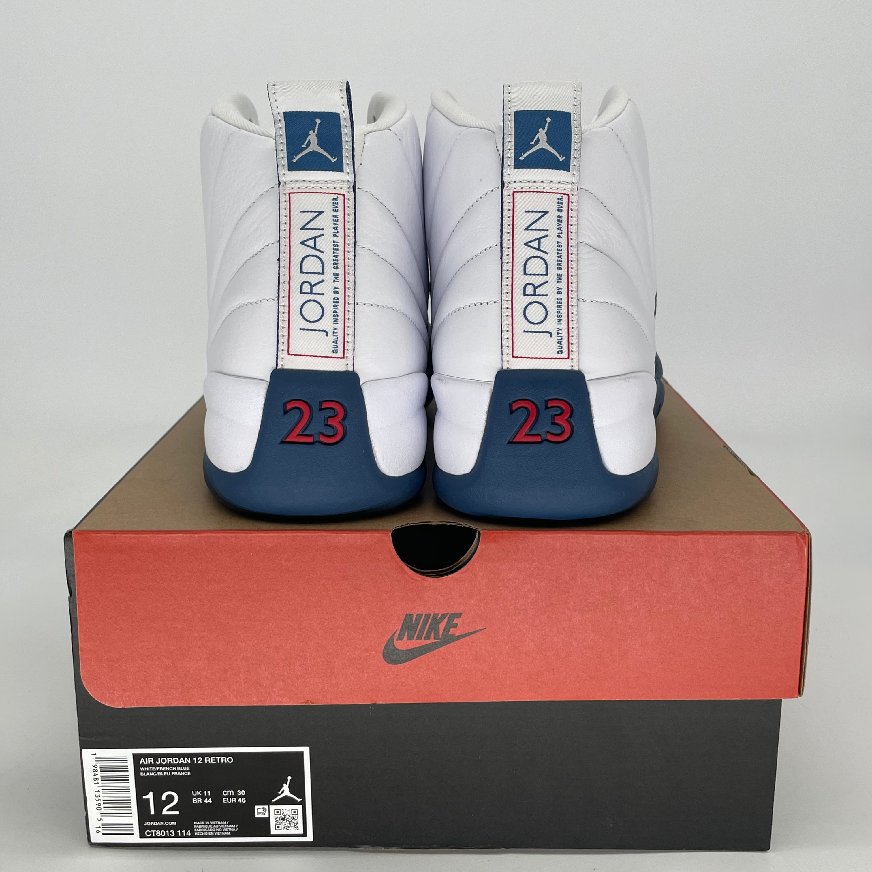 AIR JORDAN 12 FRENCH BLUE CT8013-114 SIZE 12/13.5W
