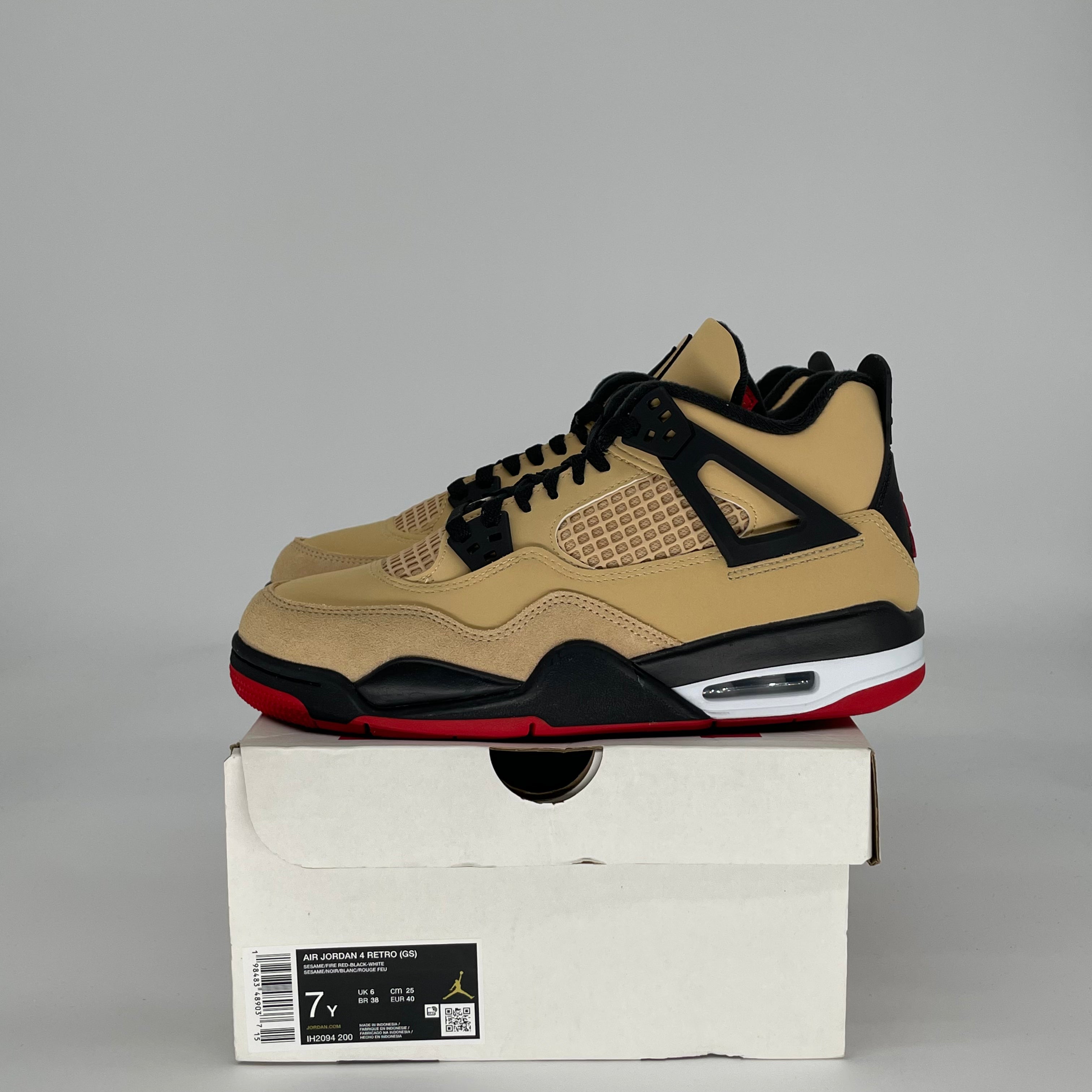 AIR JORDAN 4 PIZZA IH2094-200 SIZE 7/8.5W