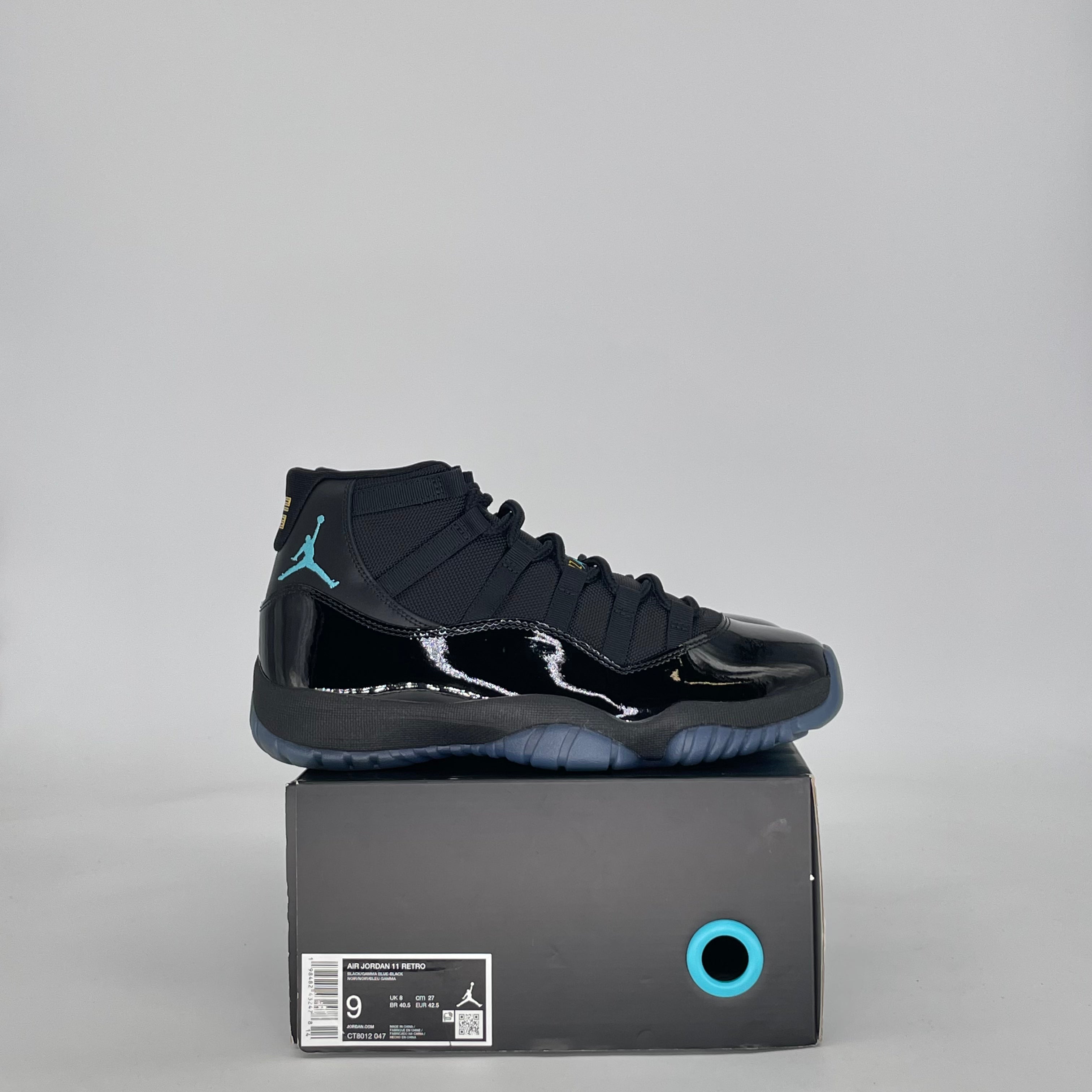 AIR JORDAN 11 GAMMA BLUE CT8012-047 SIZE 9/10.5W