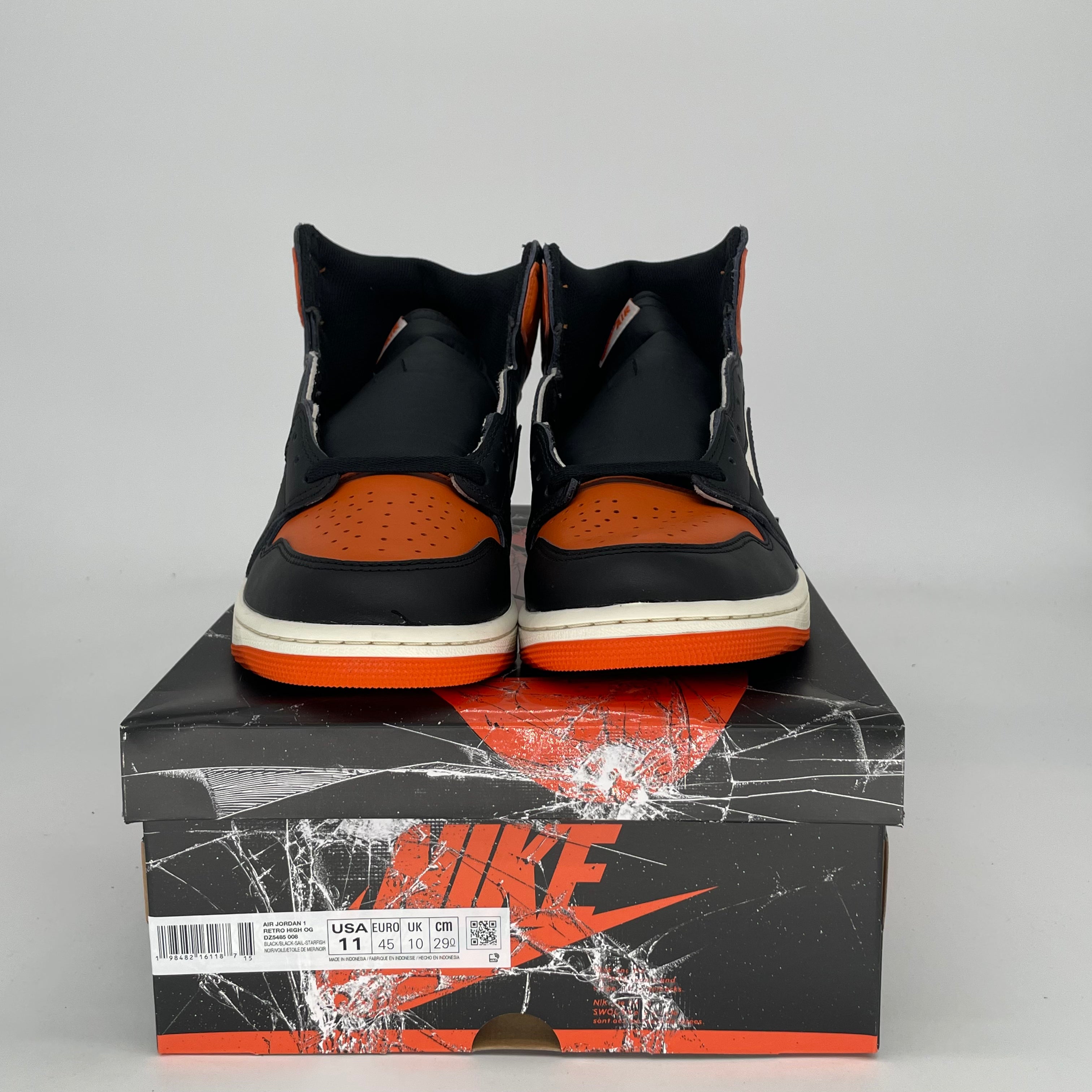 AIR JORDAN 1 SHATTERED BACKBOARD 2025 DZ5485-008 SIZE 11/12.5W