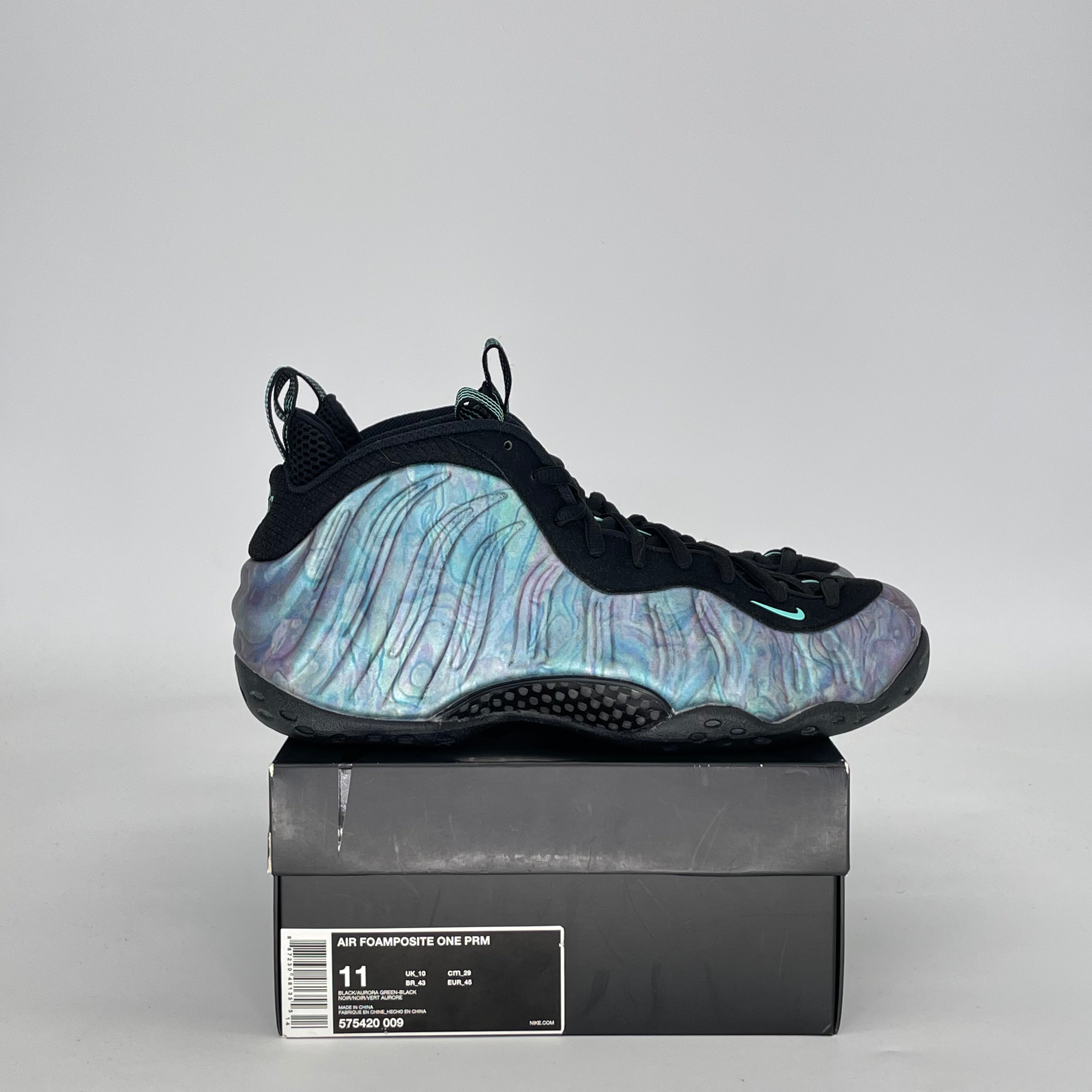 NIKE AIR FOAMPOSITE ONE ABALONE 575420-009 SIZE 11/12.5W