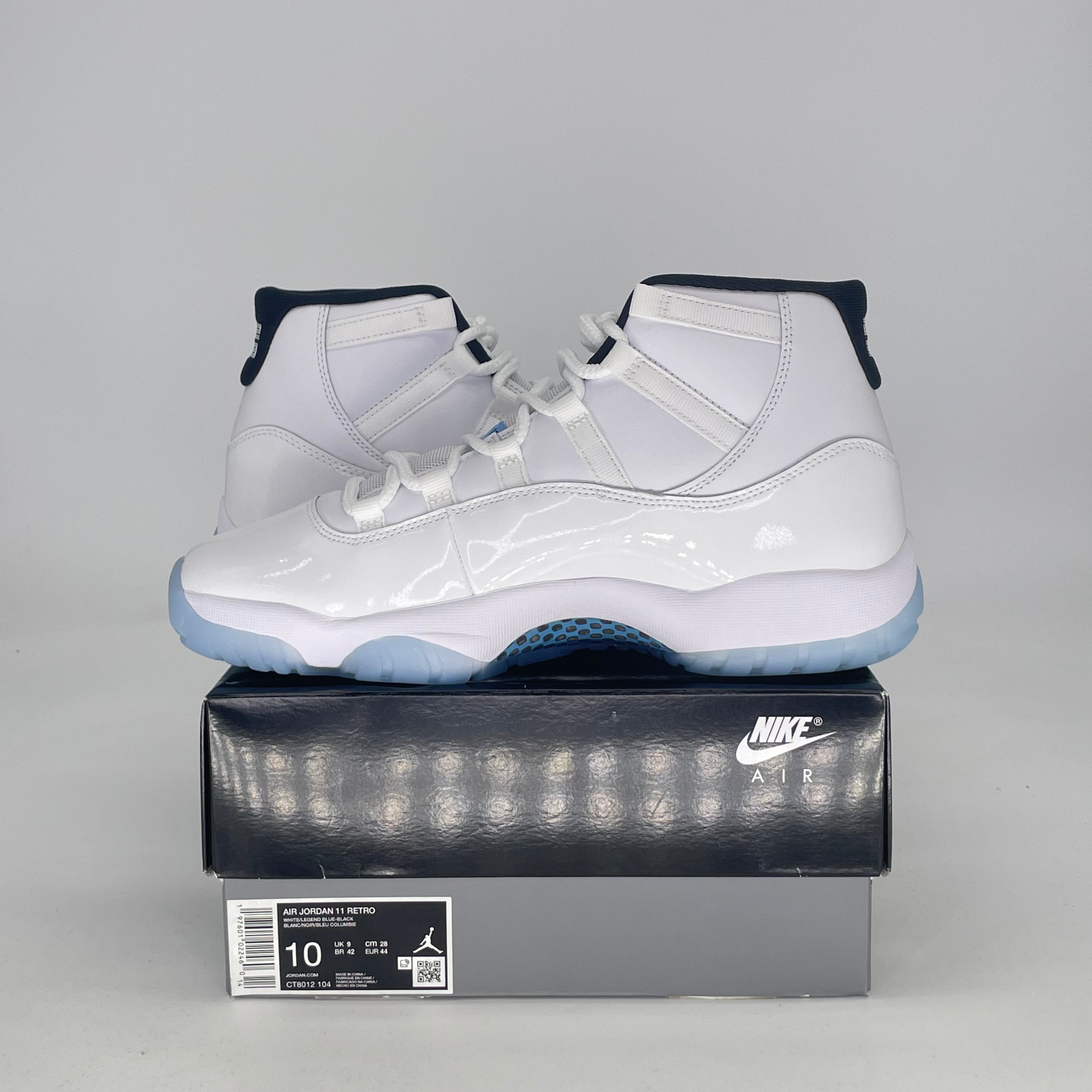AIR JORDAN 11 LEGEND BLUE CT8012-104 SIZE 10/11.5W