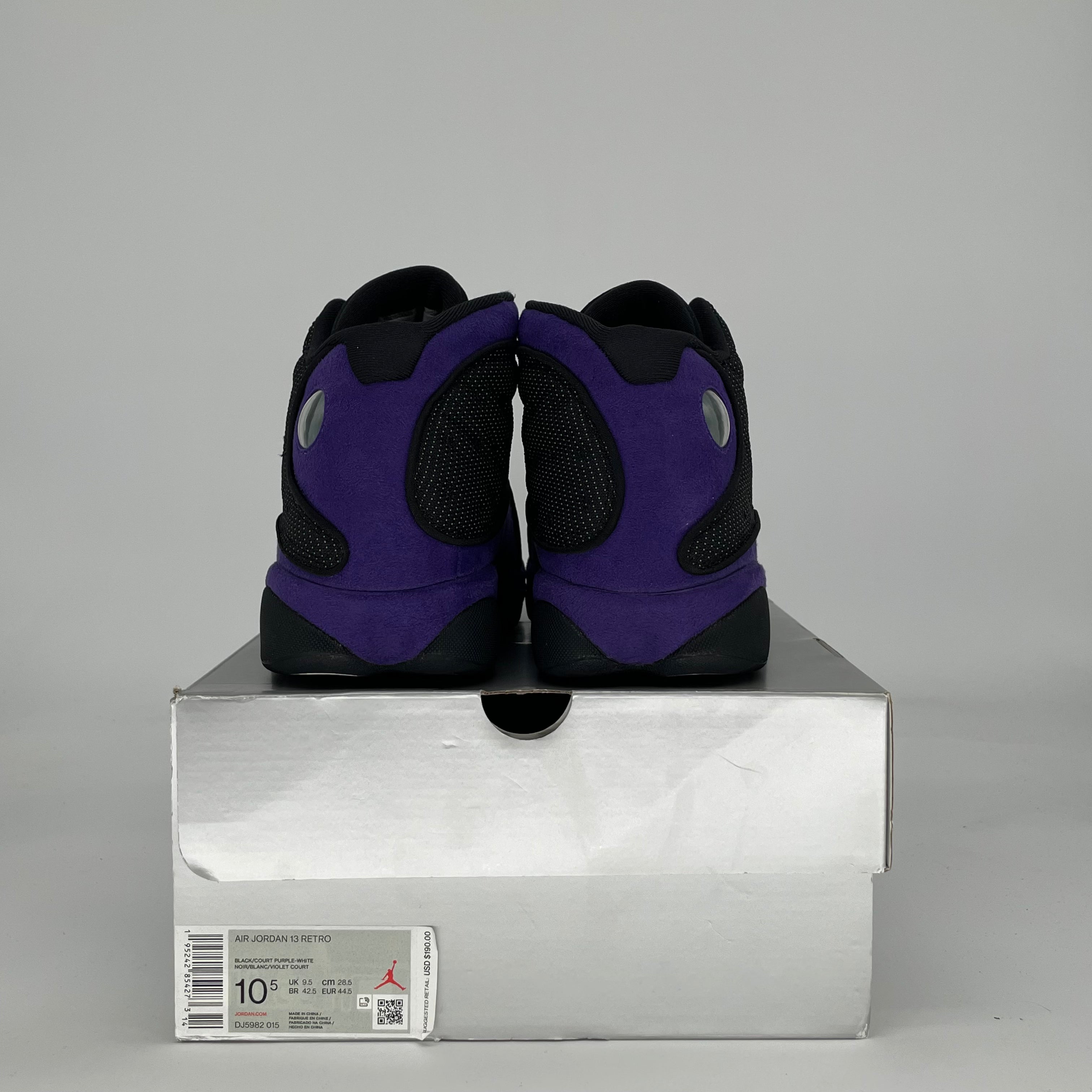 AIR JORDAN 13 COURT PURPLE DJ5982-015 SIZE 10.5/12W