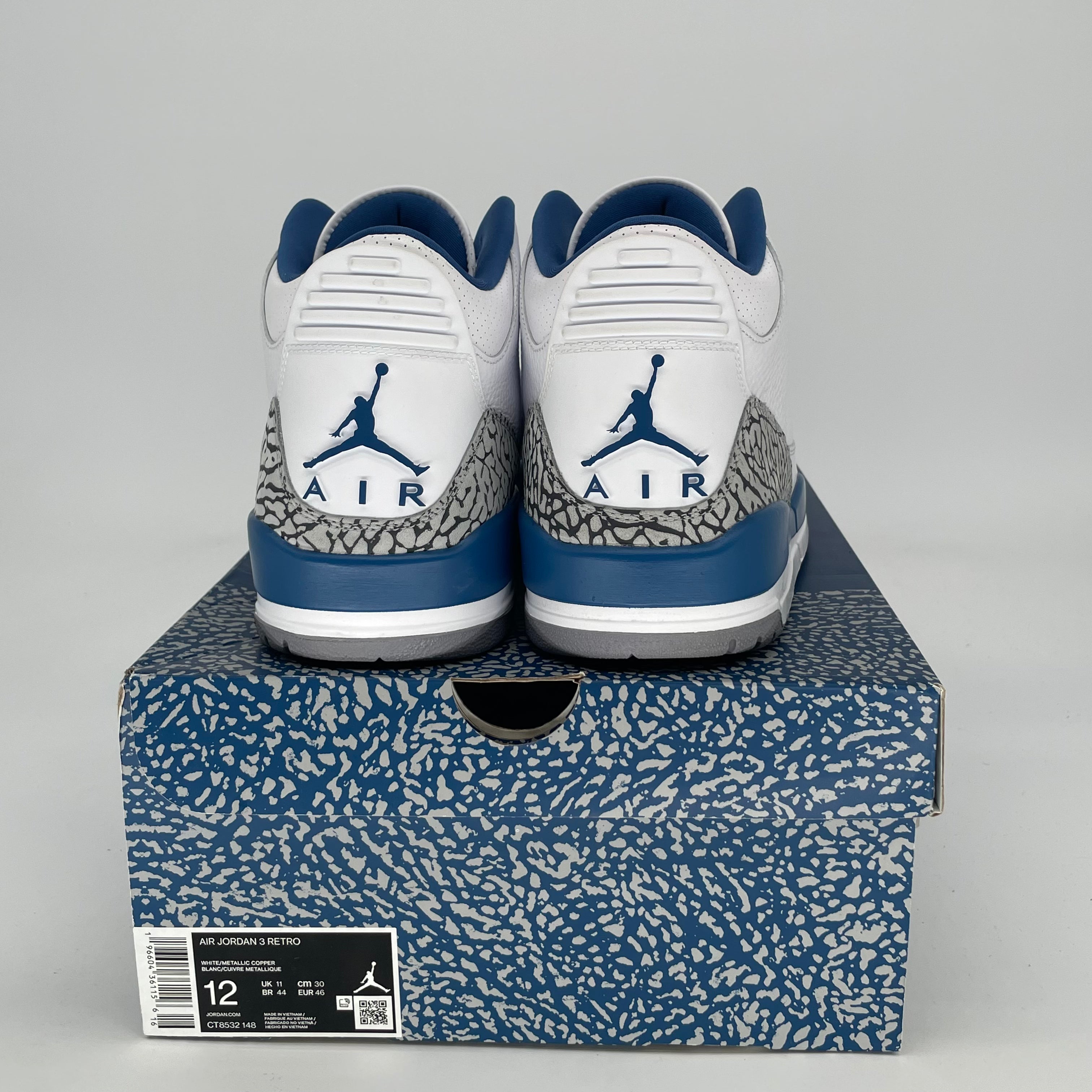 AIR JORDAN 3 WIZARDS CT8532-148 SIZE 12/13.5W