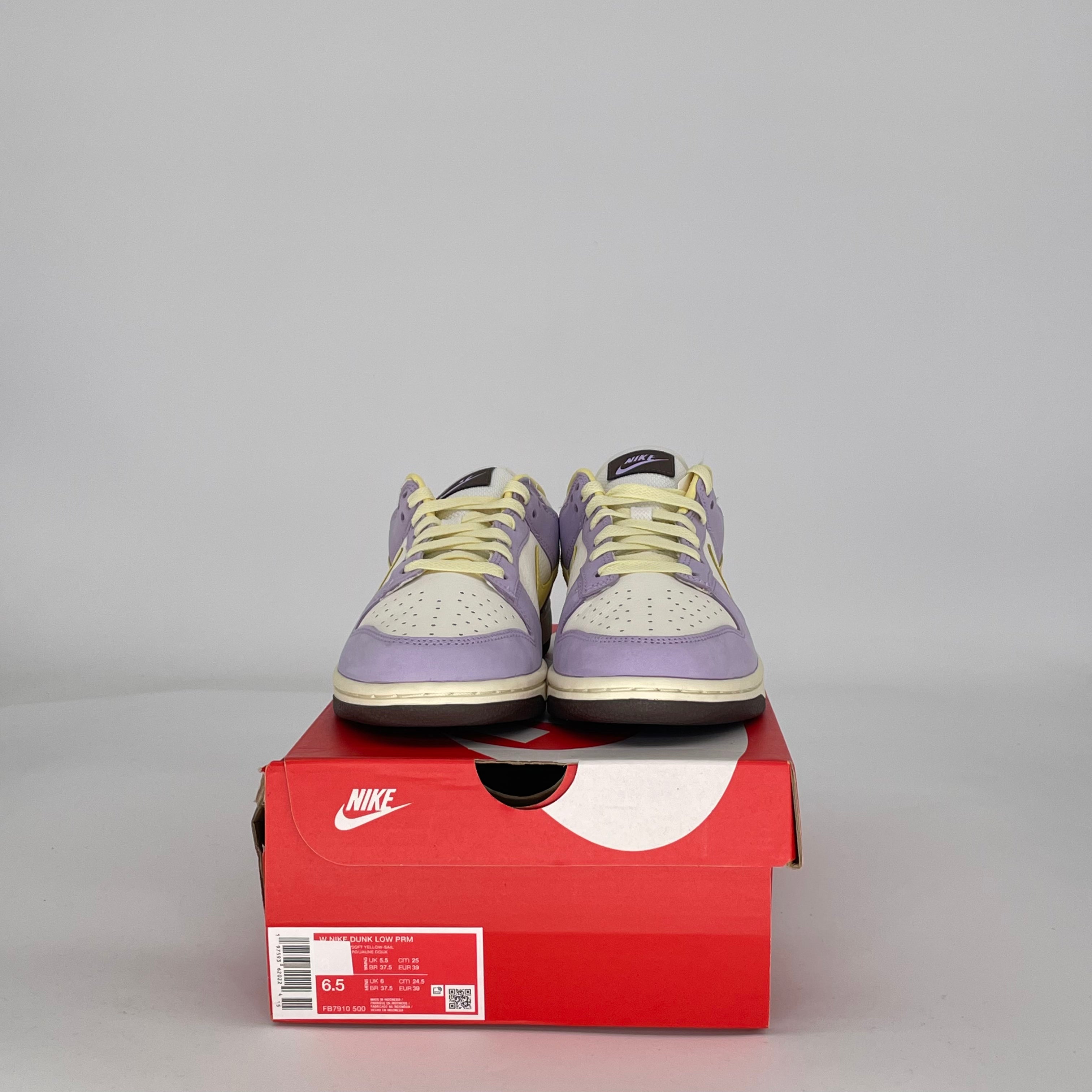NIKE DUNK LOW LILAC BLOOM FB7910-500 SIZE 6.5/8W GS