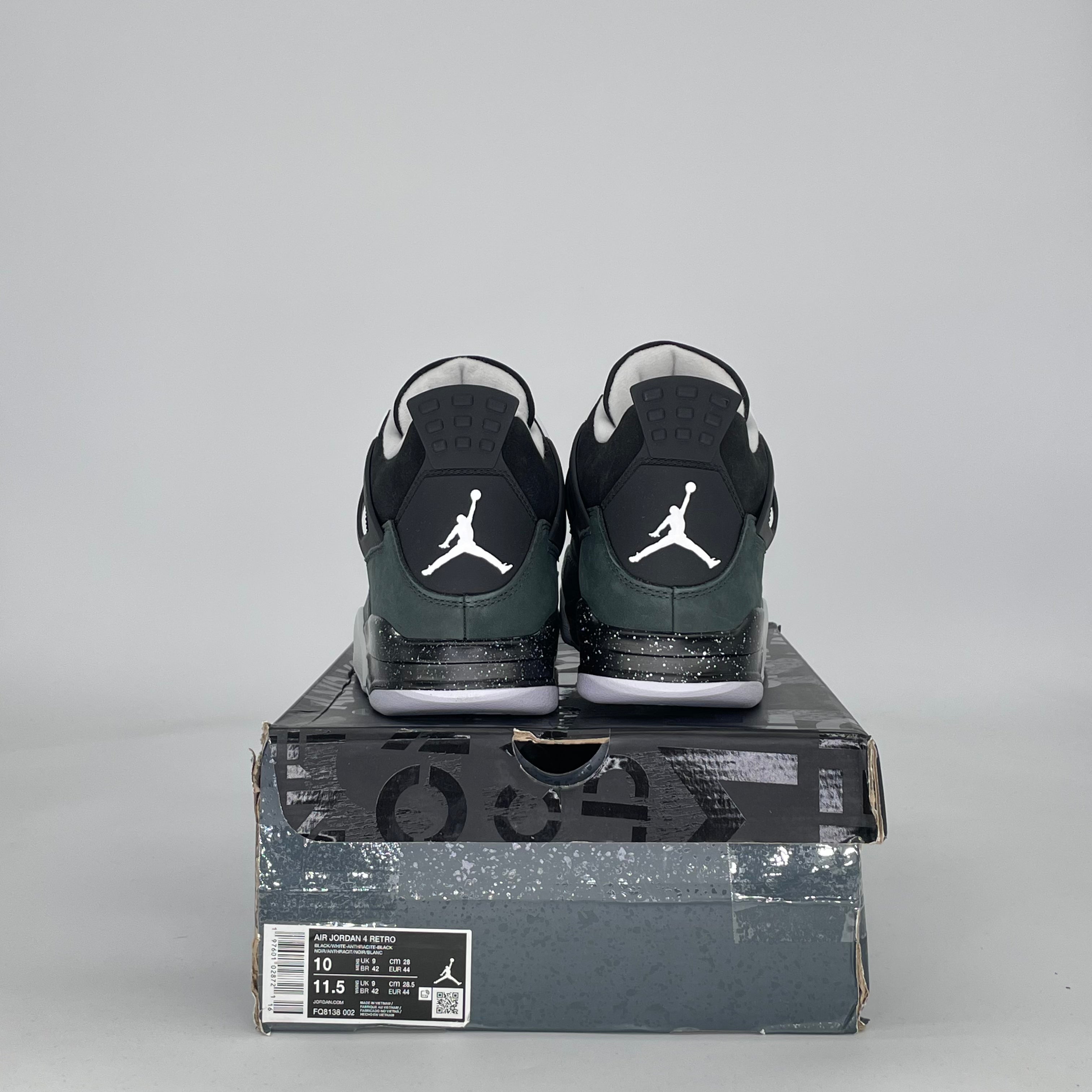 AIR JORDAN 4 FEAR FQ8138-002 SIZE 10/11.5W