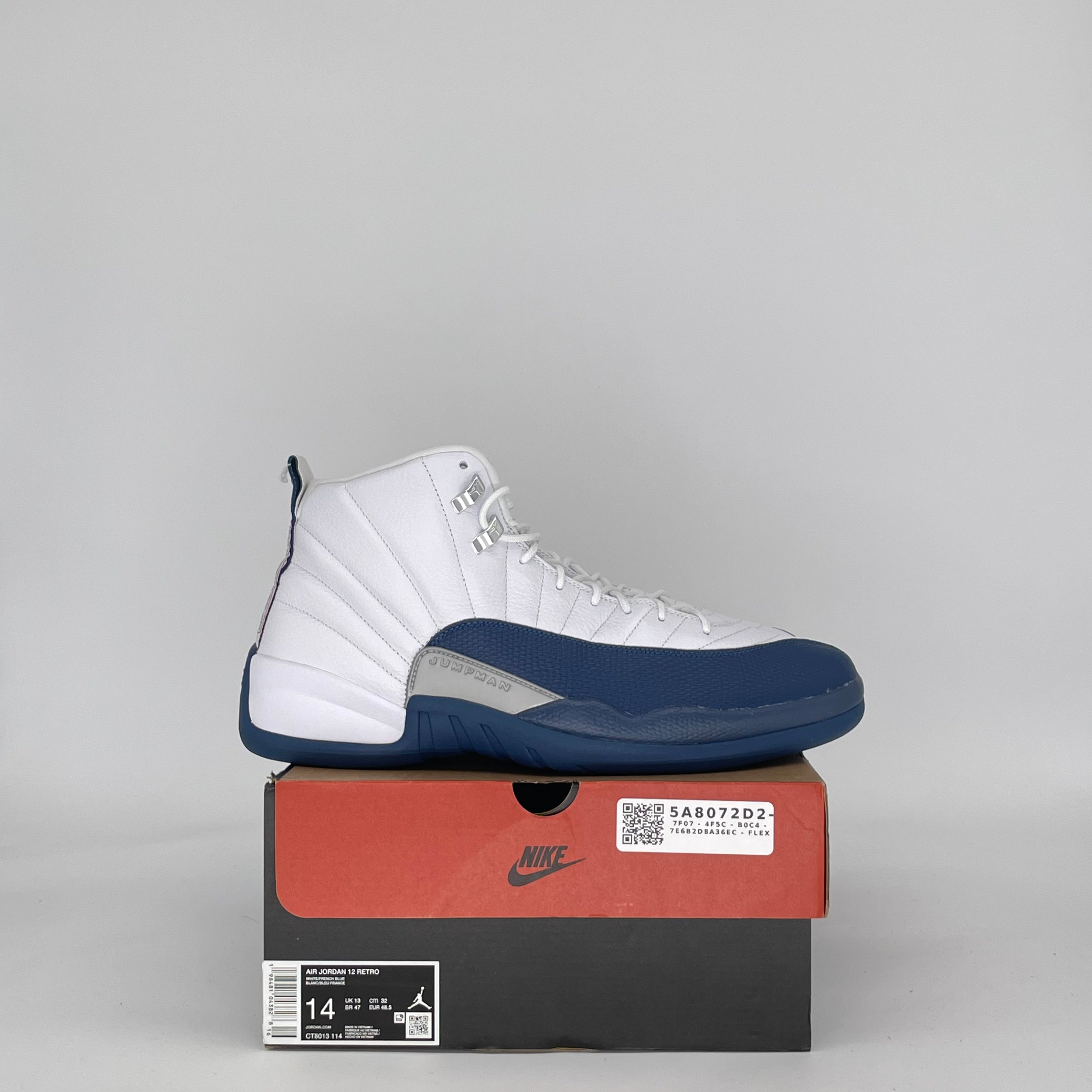 AIR JORDAN 12 FRENCH BLUE CT8013-114 SIZE 14/15.5W
