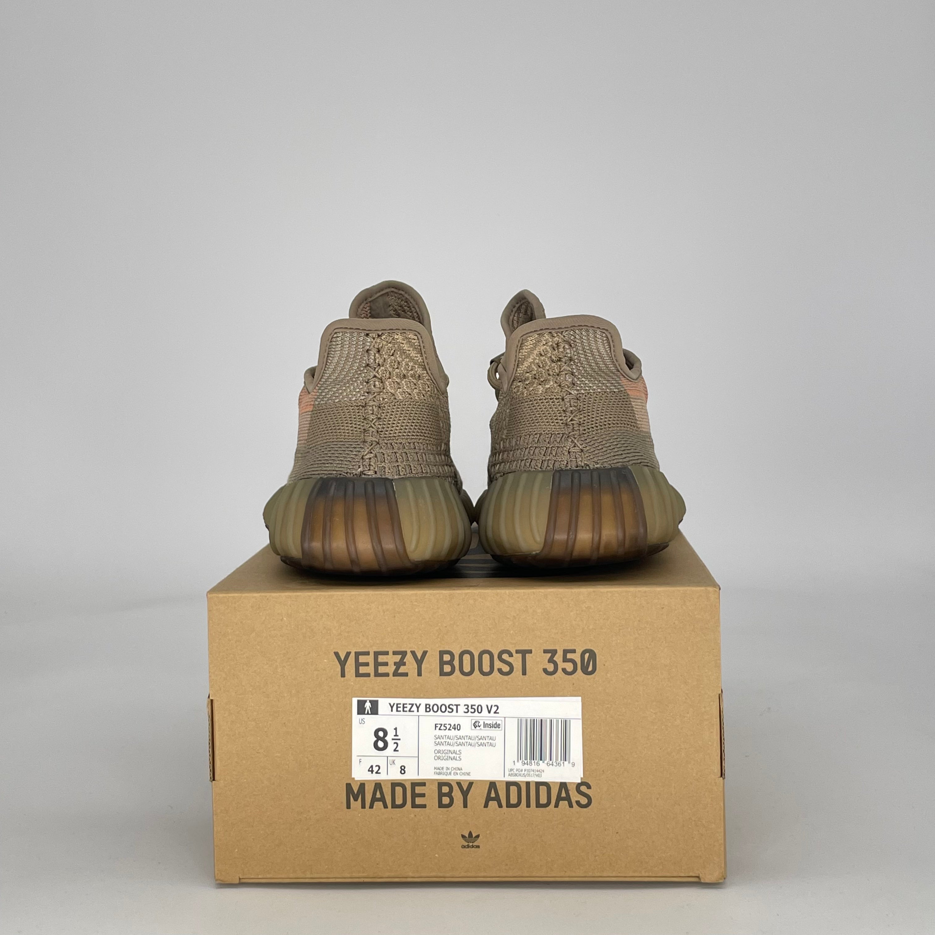ADIDAS YEEZY BOOST 350 V2 SAND TAUPE FZ5240 SIZE8.5/10W