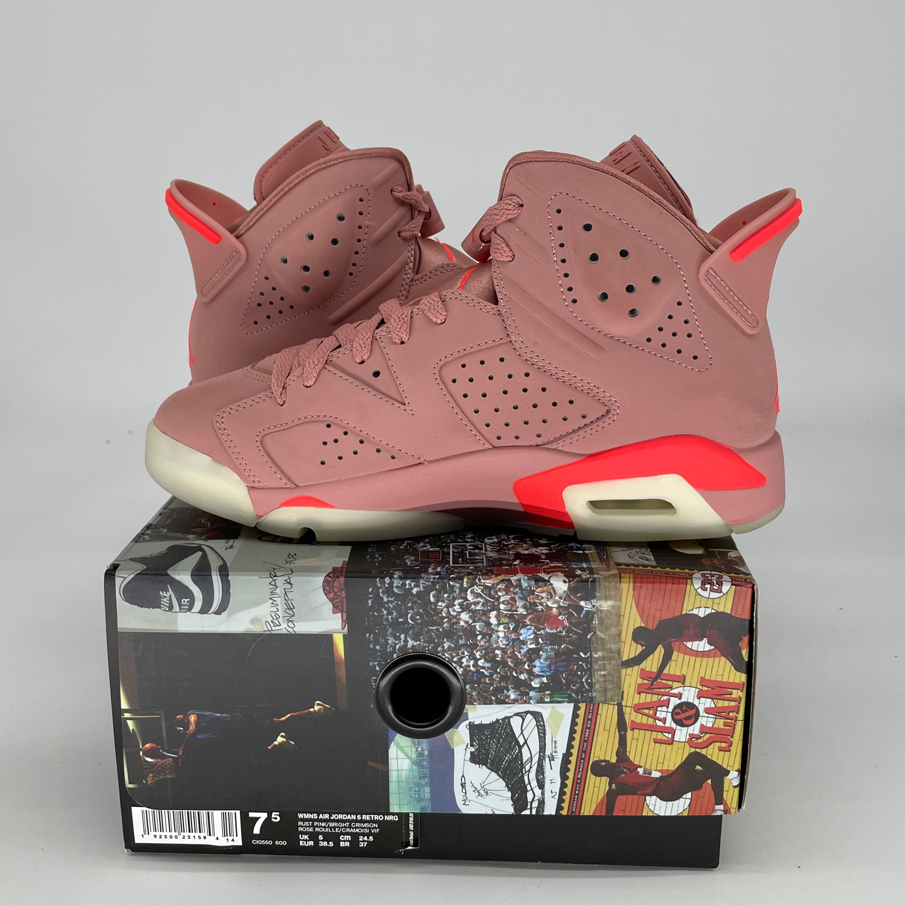 AIR JORDAN 6 ALEALI MAY W SIZE 6/7.5W CI0550-600
