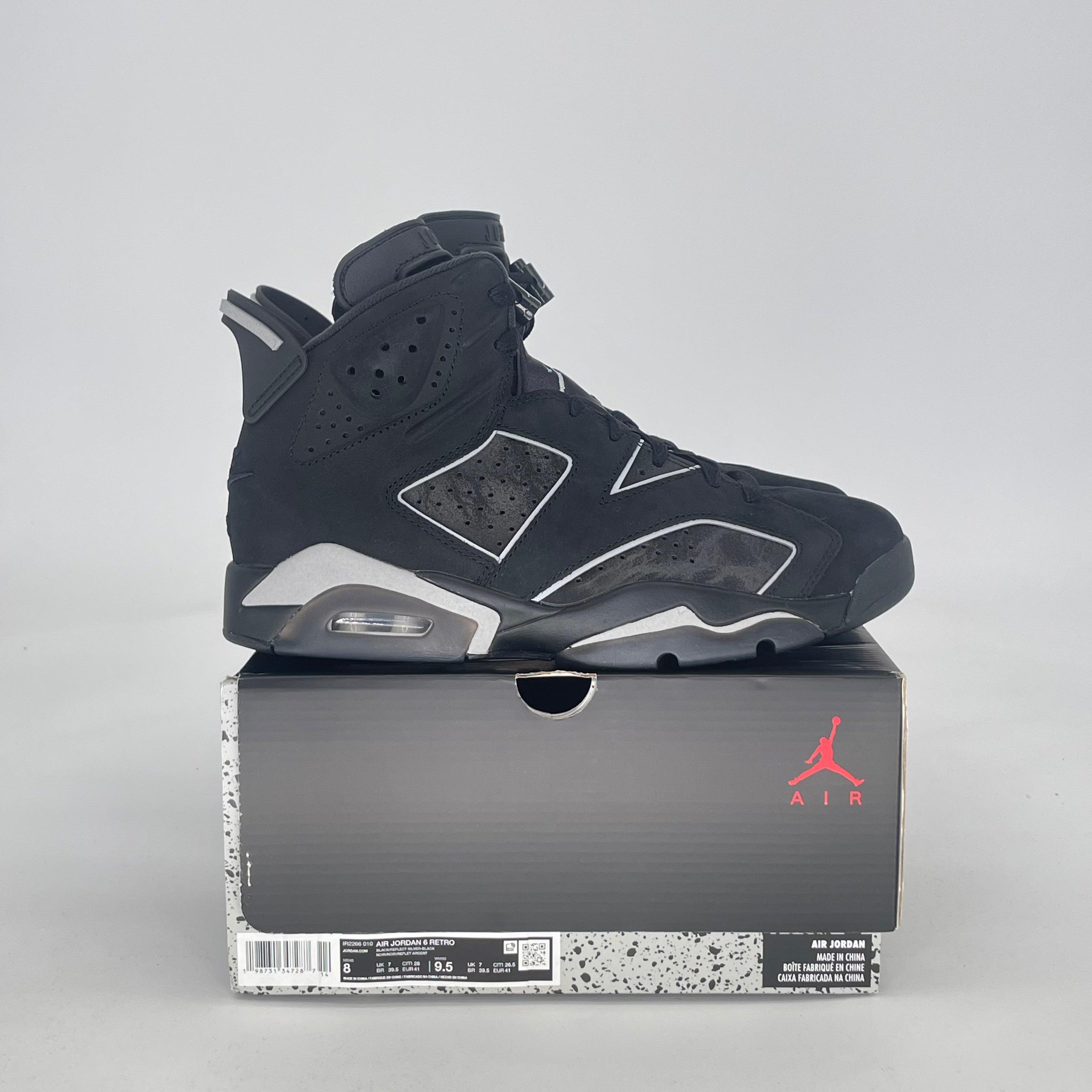 AIR JORDAN 6 CAP AND GOWN IR2266-010 SIZE 8/9.5W