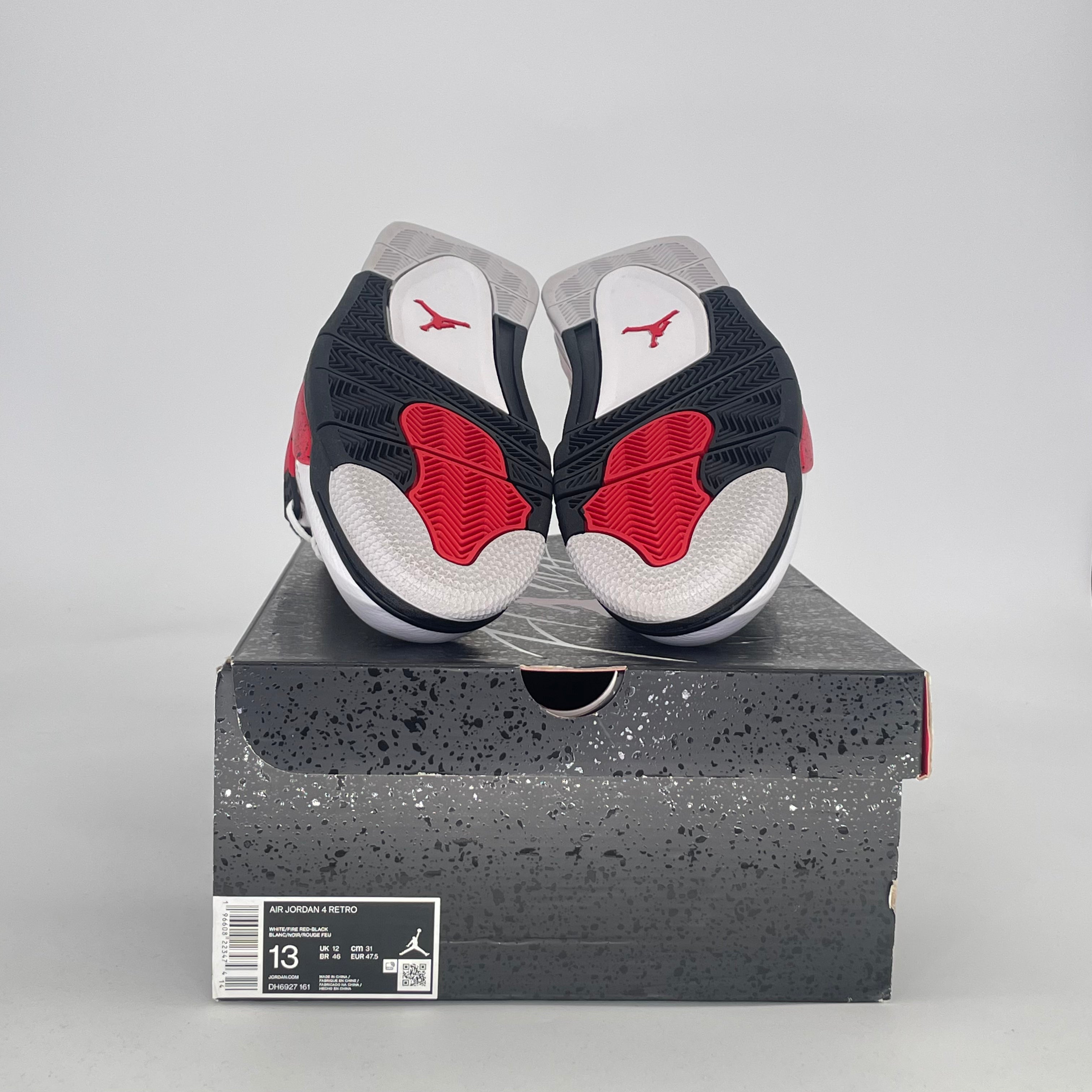 AIR JORDAN 4 RED CEMENT DH6927-161 SIZE 13/14.5W
