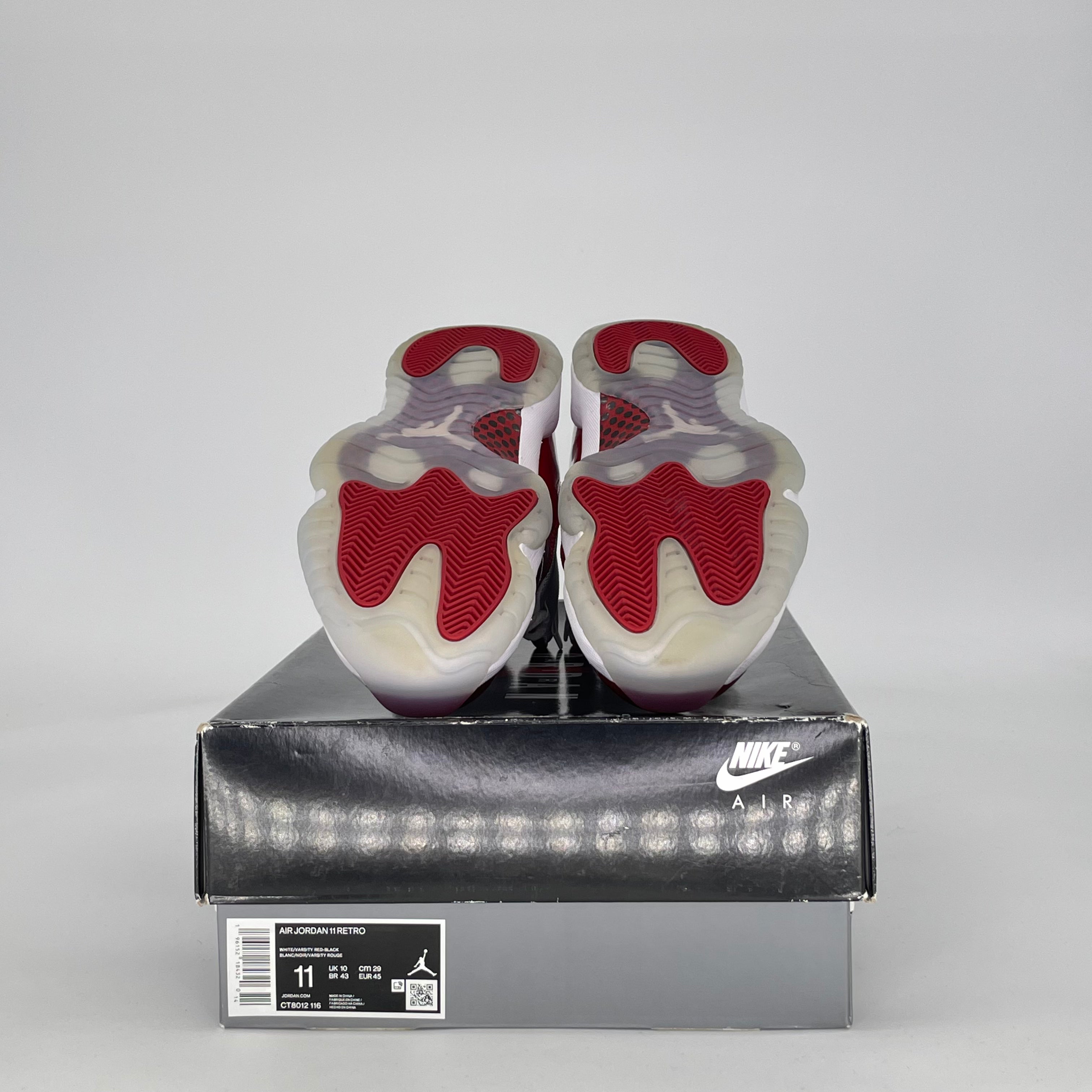 AIR JORDAN 11 CHERRY CT8012-116 SIZE 11/12.5W