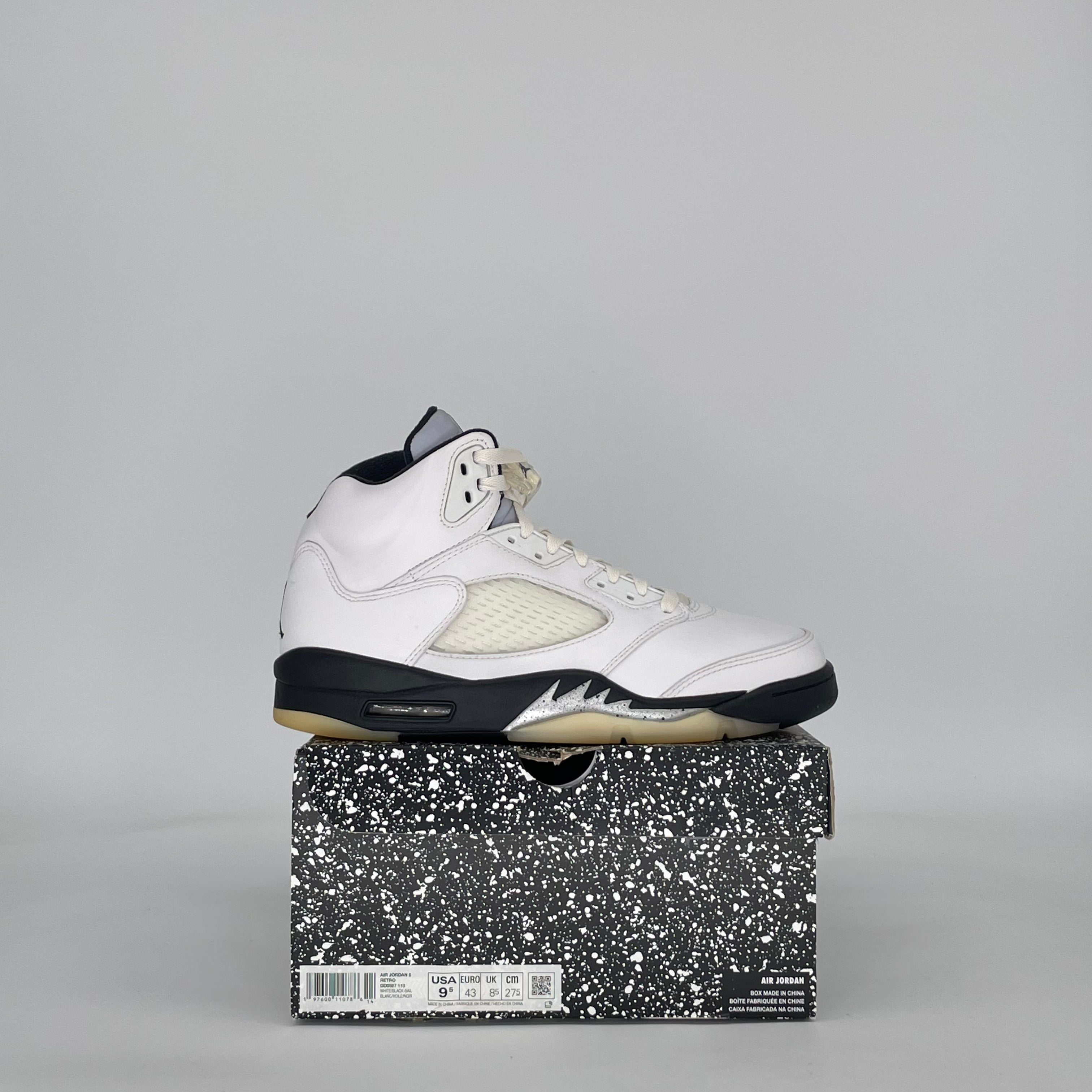 AIR JORDAN 5 REVERSE METALLIC DD0587-110 SIZE 9.5/11W