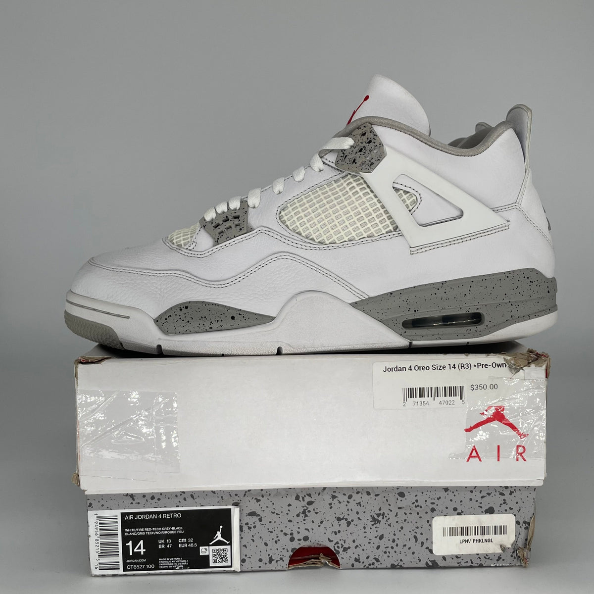Jordan 4 Retro White Oreo (2021)
