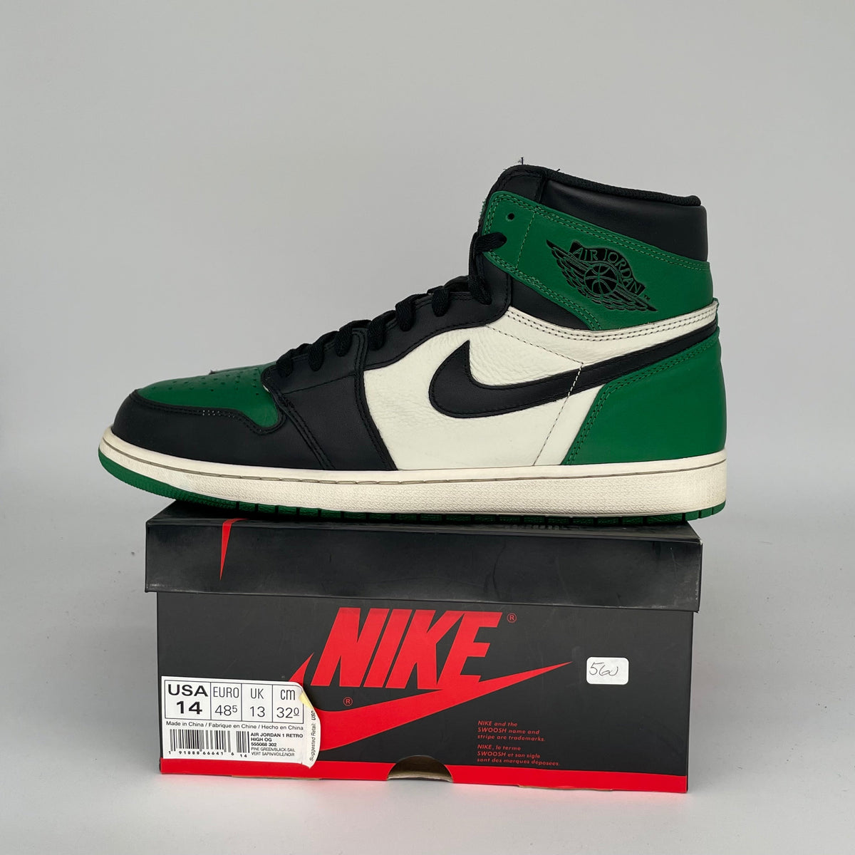 Jordan 1 Retro High Pine Green