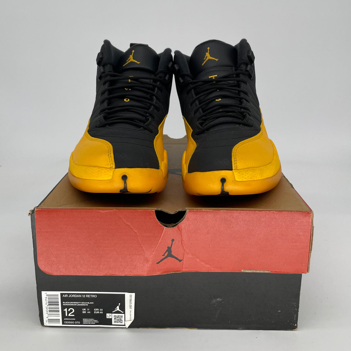 Jordan 12 Retro Black University Gold
