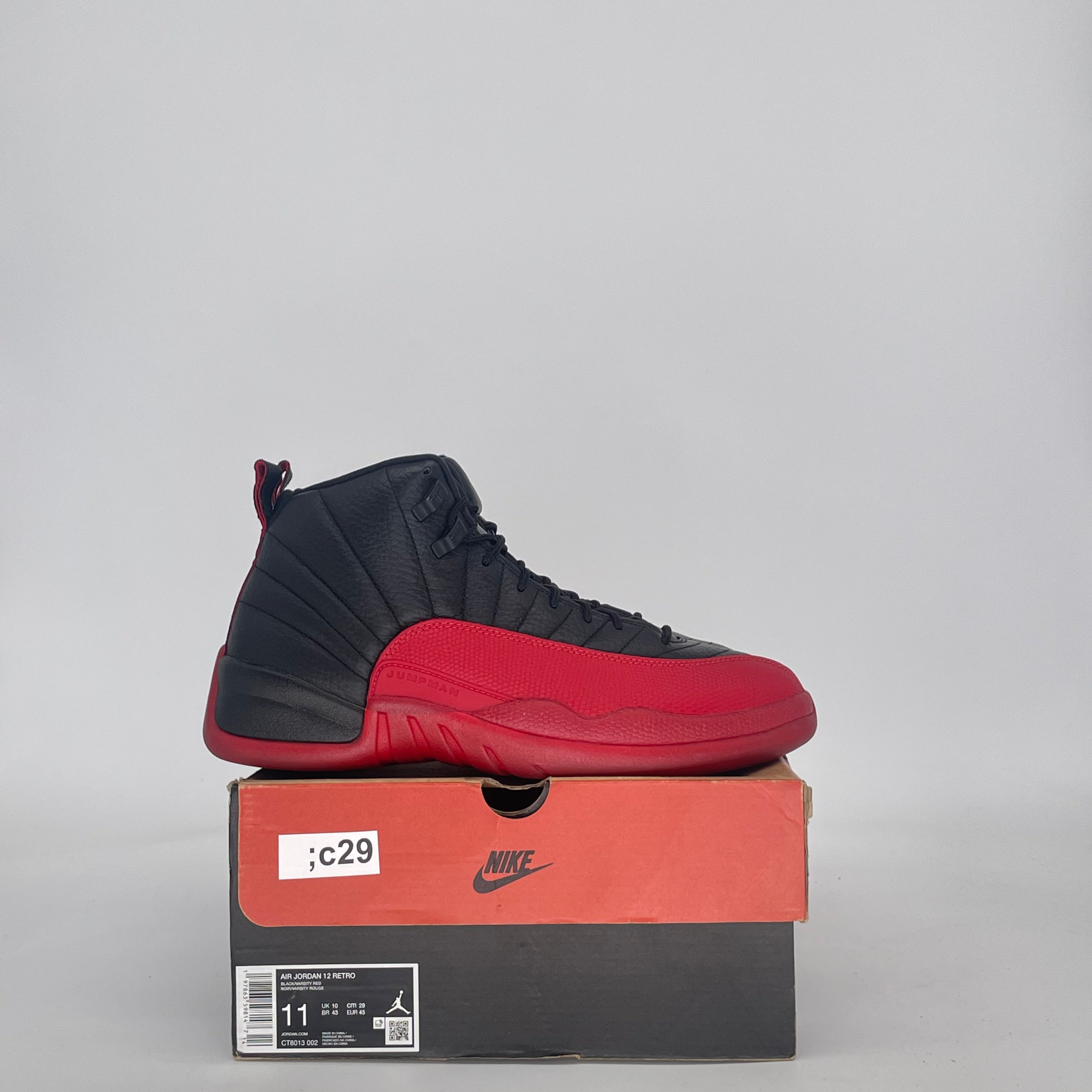 AIR JORDAN 12 FLU GAME CT8013-002 SIZE 11/12.5W
