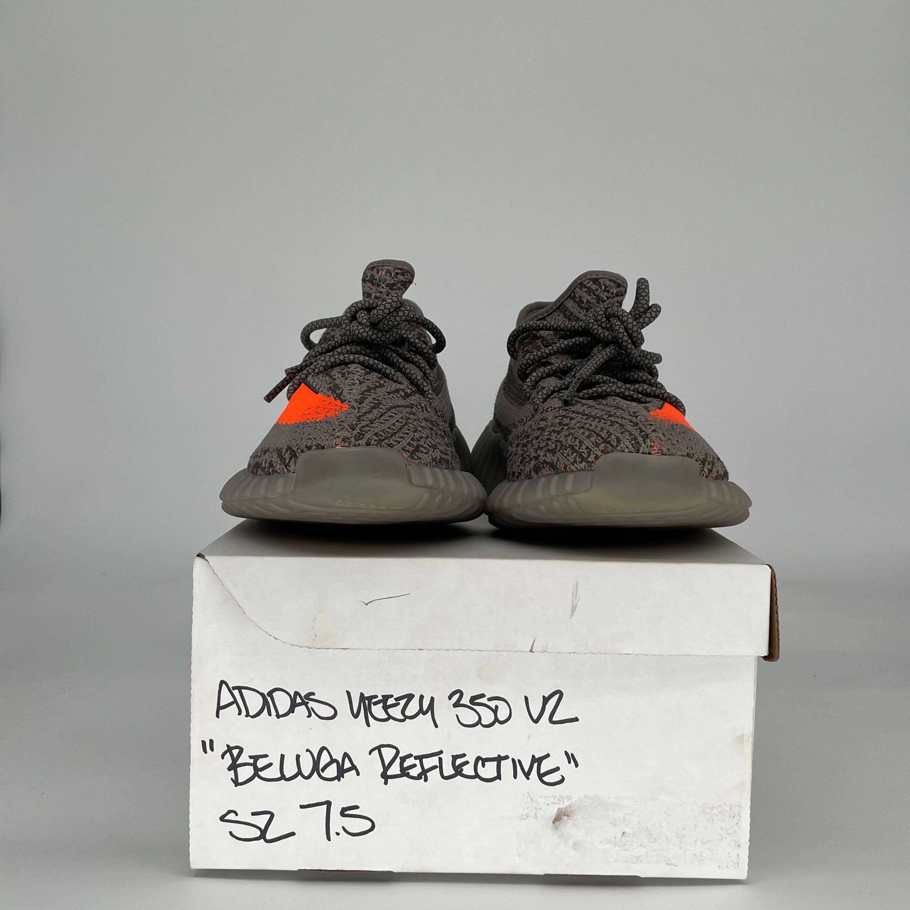 ADIDAS YEEZY 350 V2 BELUGA REFLECTIVE GW1229 SIZE 7.5/9W