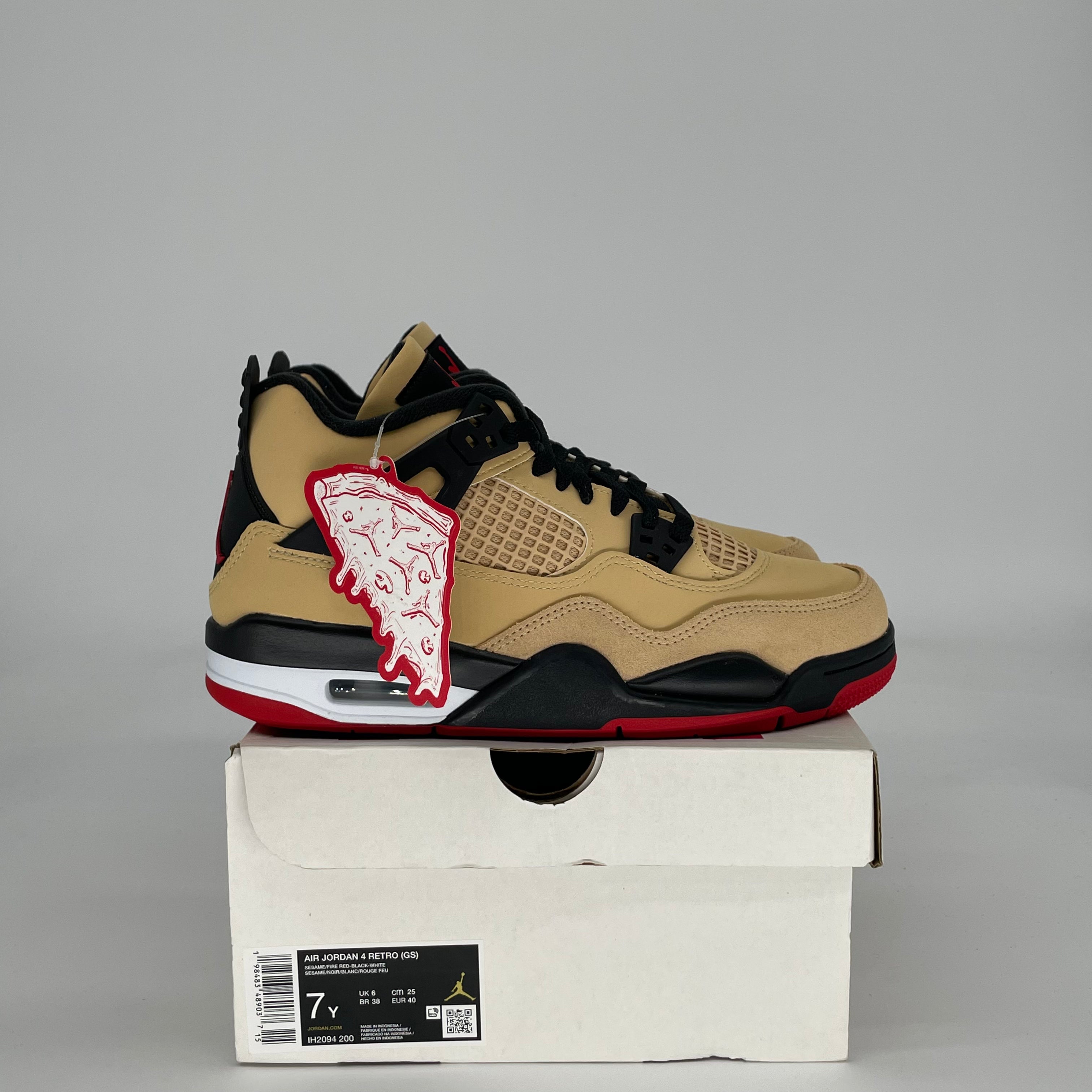 AIR JORDAN 4 PIZZA IH2094-200 SIZE 7/8.5W