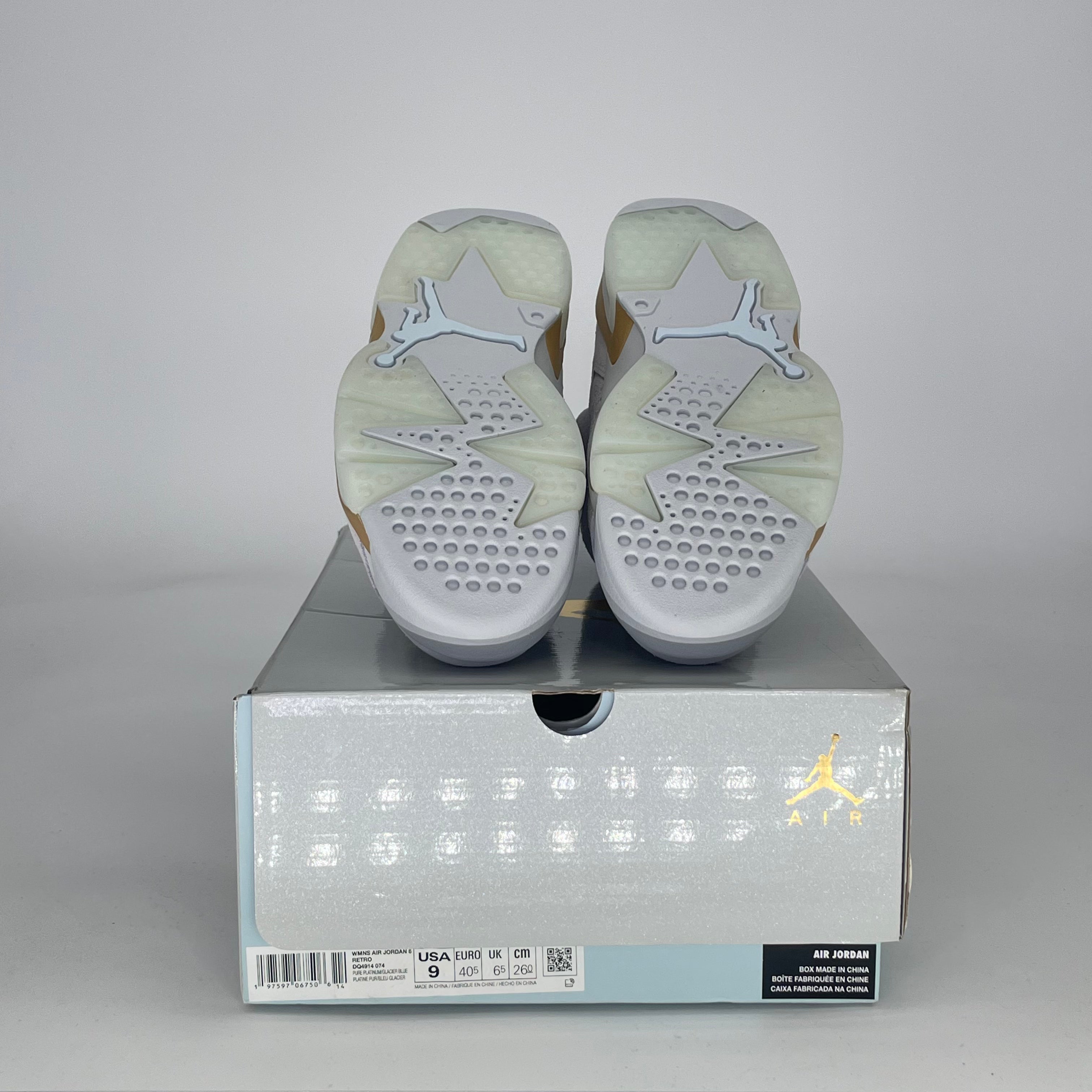 AIR JORDAN 6 CRAFT PARIS OLYMPICS PEARL DQ4914-074 SIZE 7.5/9W MENS
