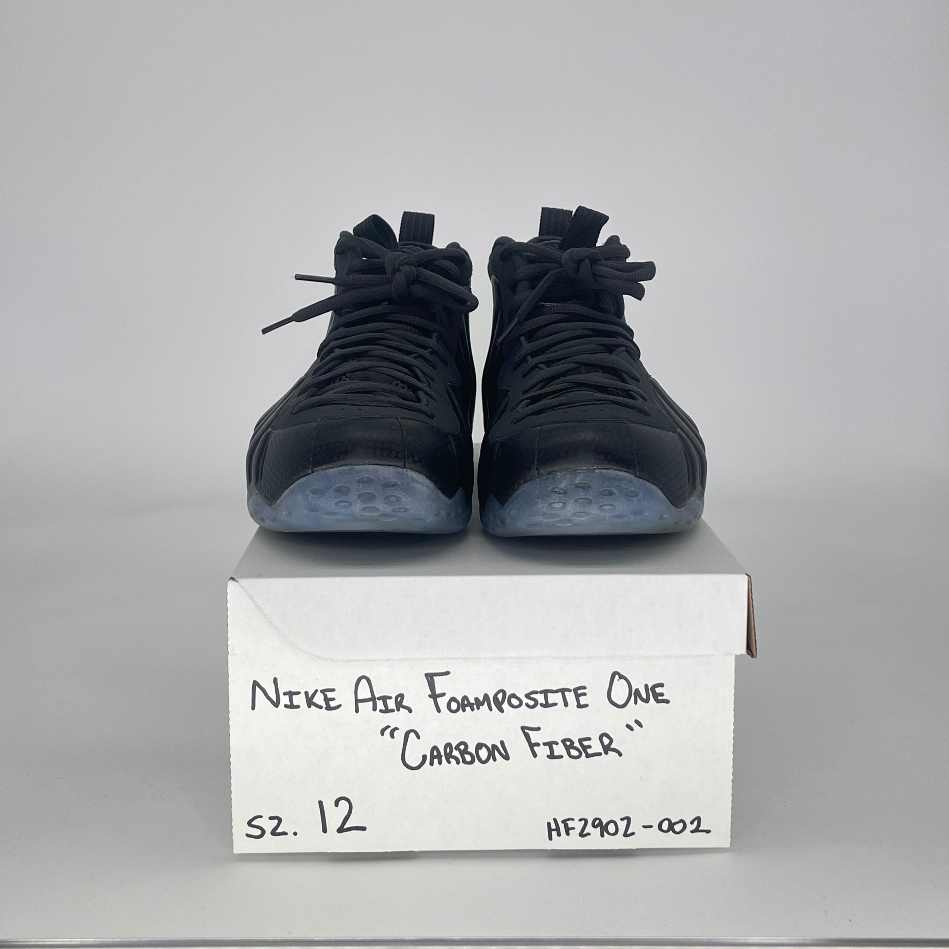NIKE AIR FOAMPOSITE ONE CARBON FIBER HF2902-002 SIZE 12/13.5W