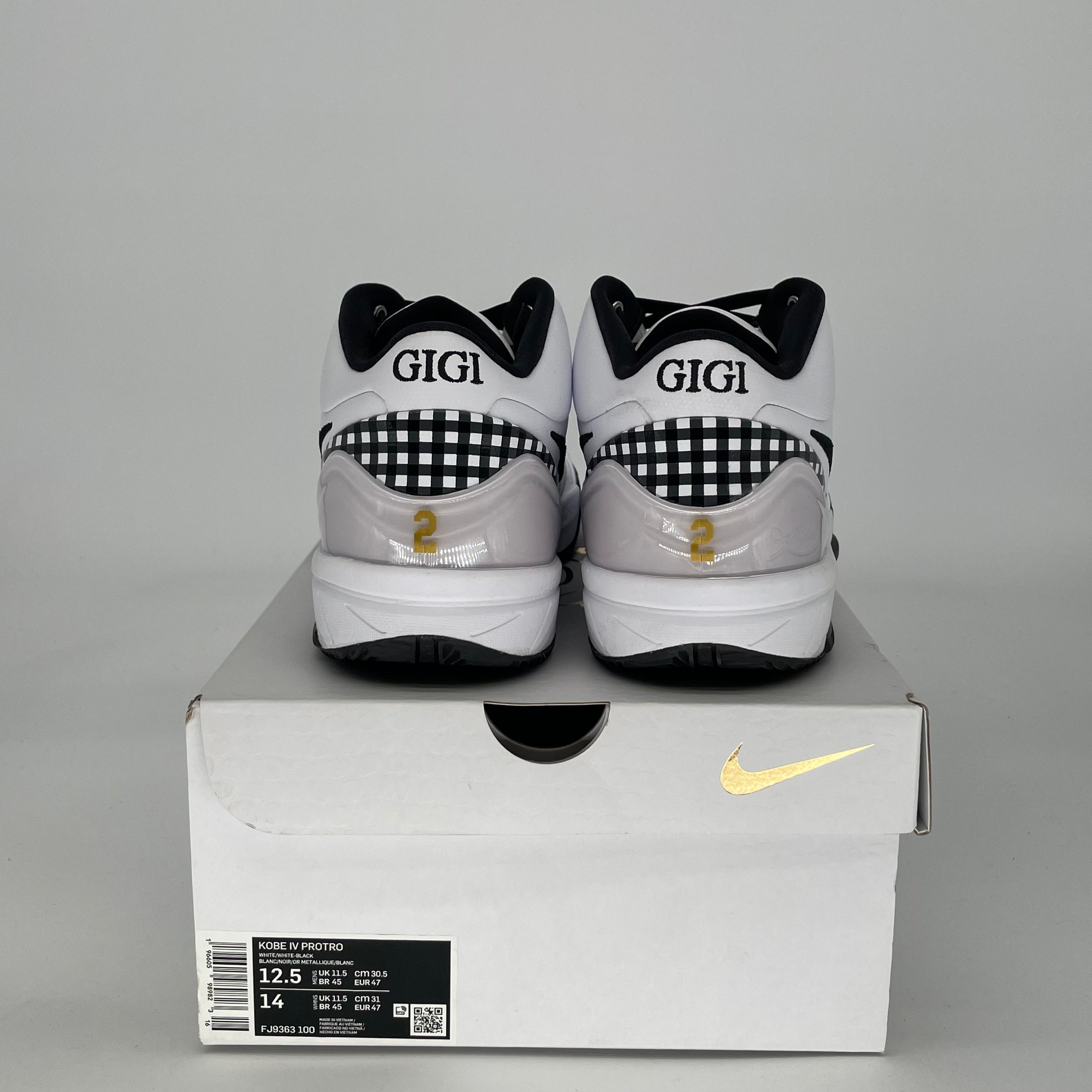 NIKE KOBE 4 PROTRO MAMBACITA GIGI FJ9363-100 SIZE 12.5/14W