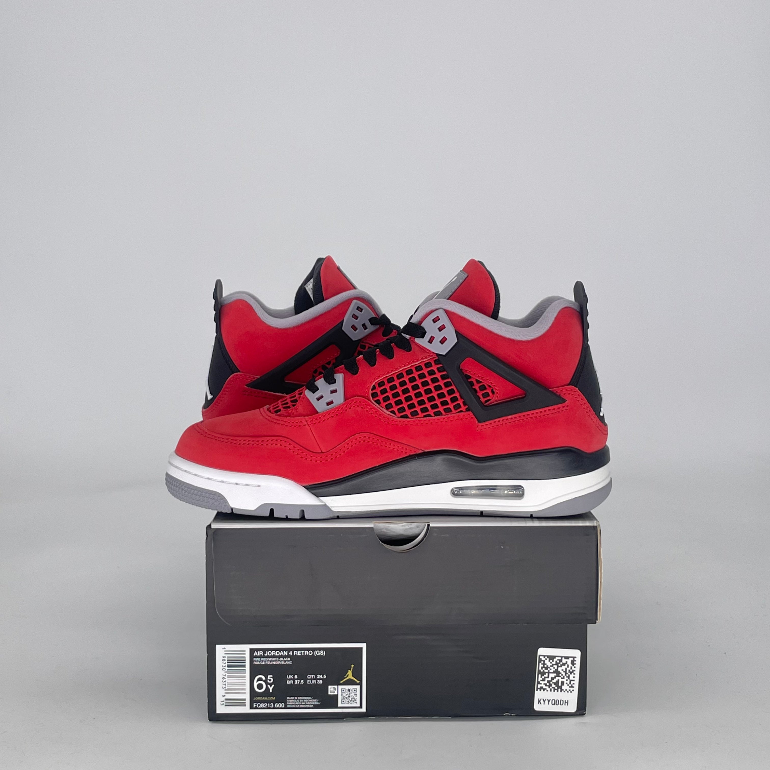 AIR JORDAN 4 TORO BRAVO FQ8213-600 SIZE 6.5/8W GS