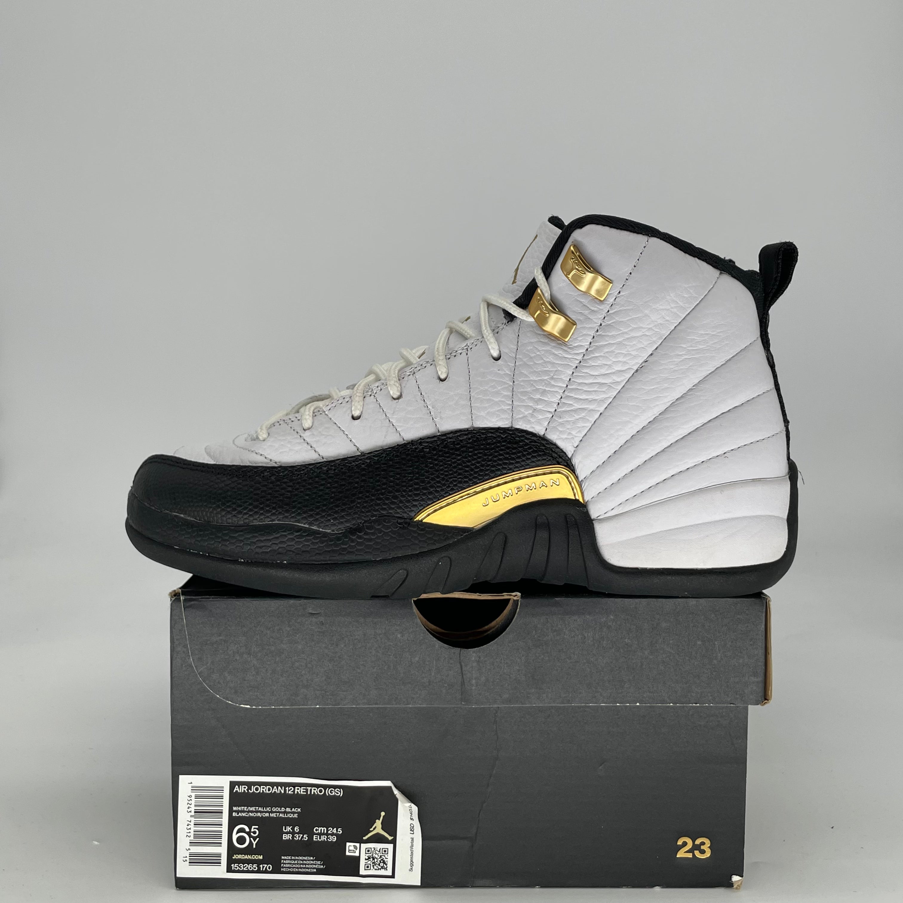 AIR JORDAN 12 ROYALTY TAXI 153265-170 SIZE 6.5/8W