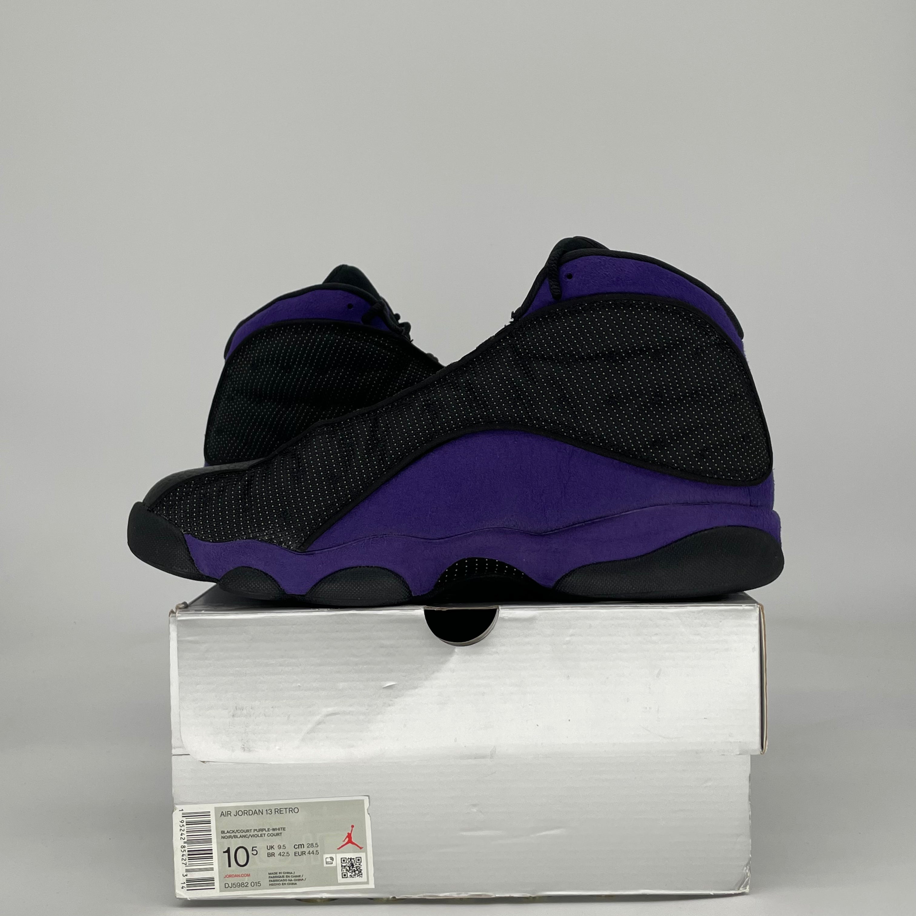 AIR JORDAN 13 COURT PURPLE DJ5982-015 SIZE 10.5/12W