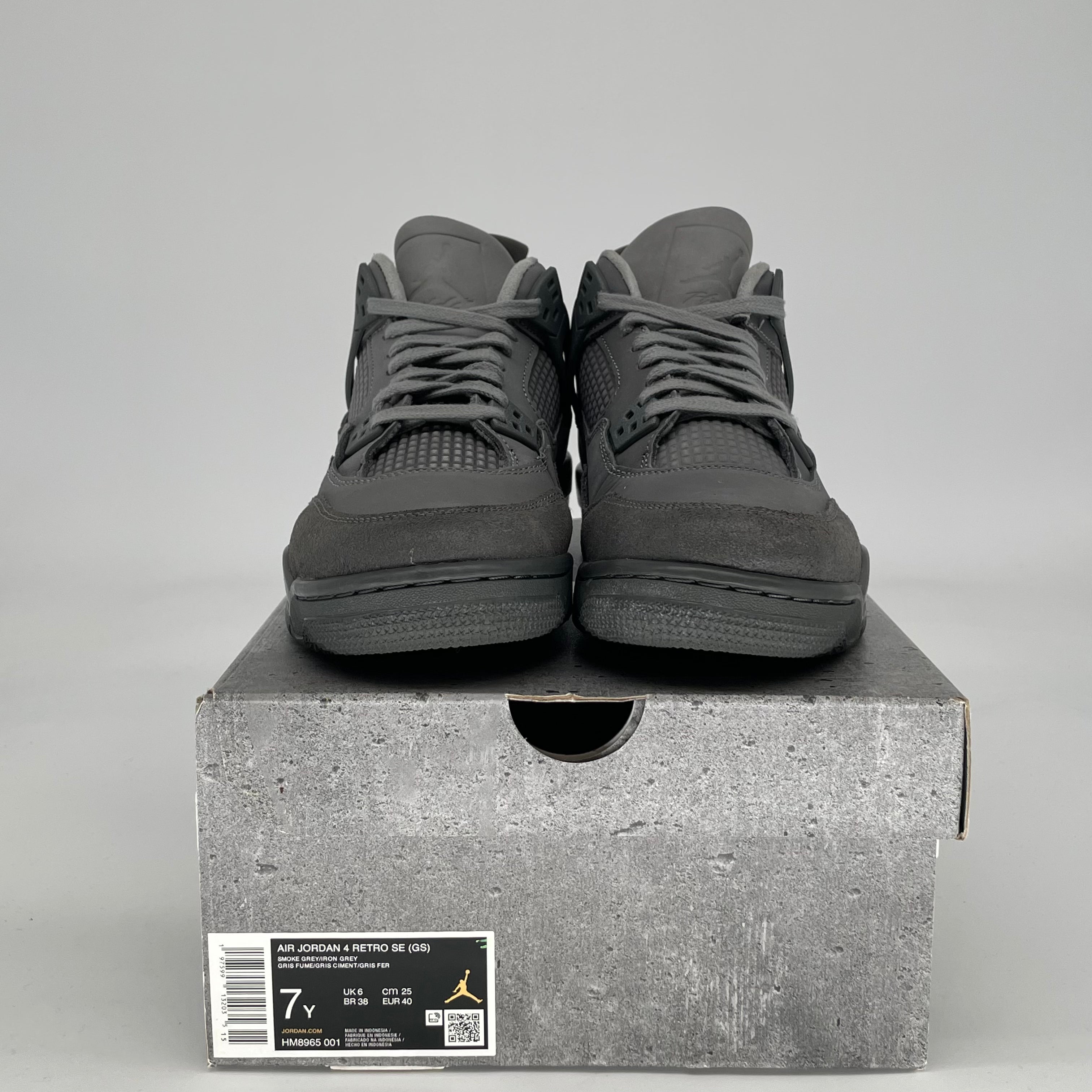 AIR JORDAN 4 WET CEMENT HM8965-001 SIZE 7/8.5W