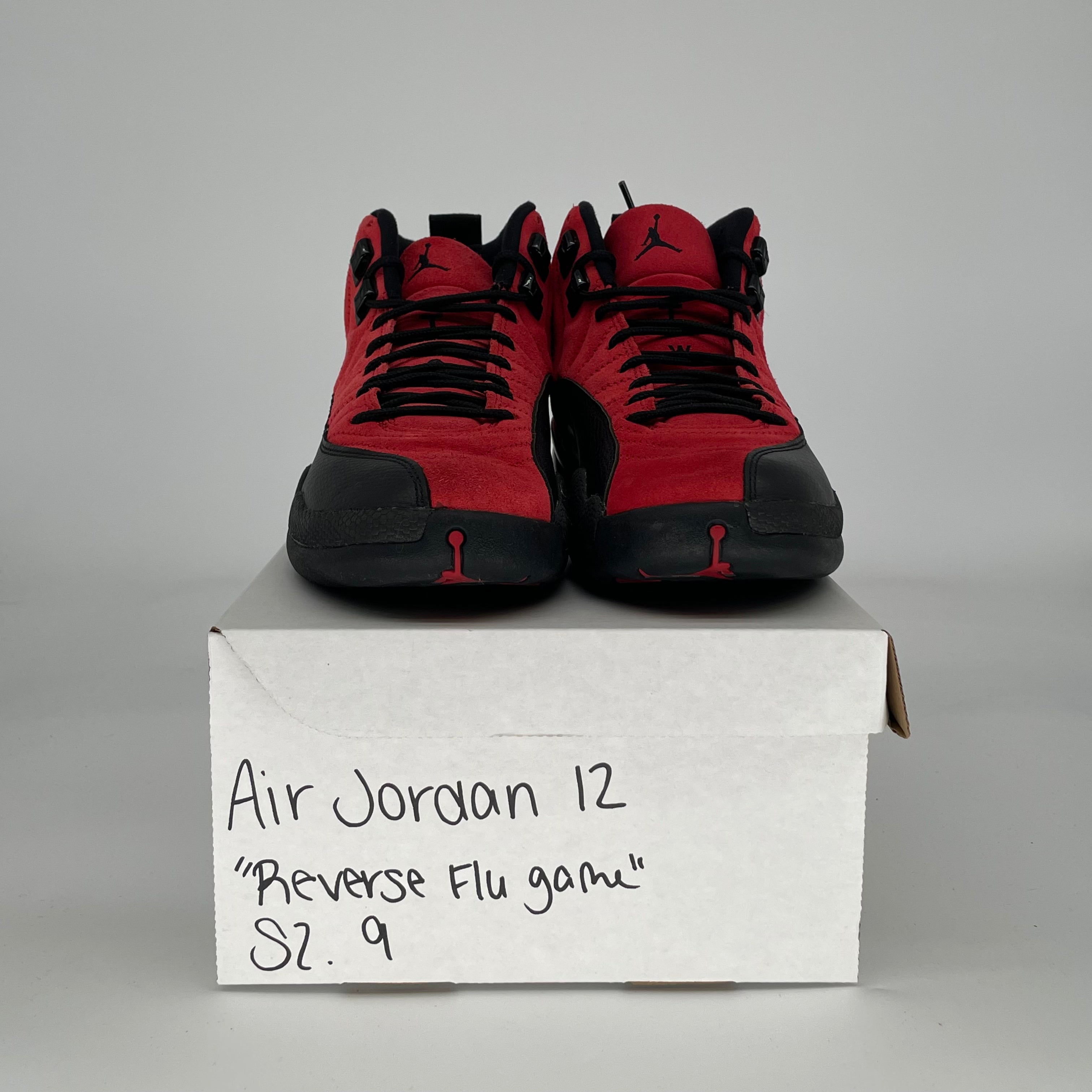 AIR JORDAN 12 REVERSE FLU GAME CT8013-602 SIZE 9/10.5W