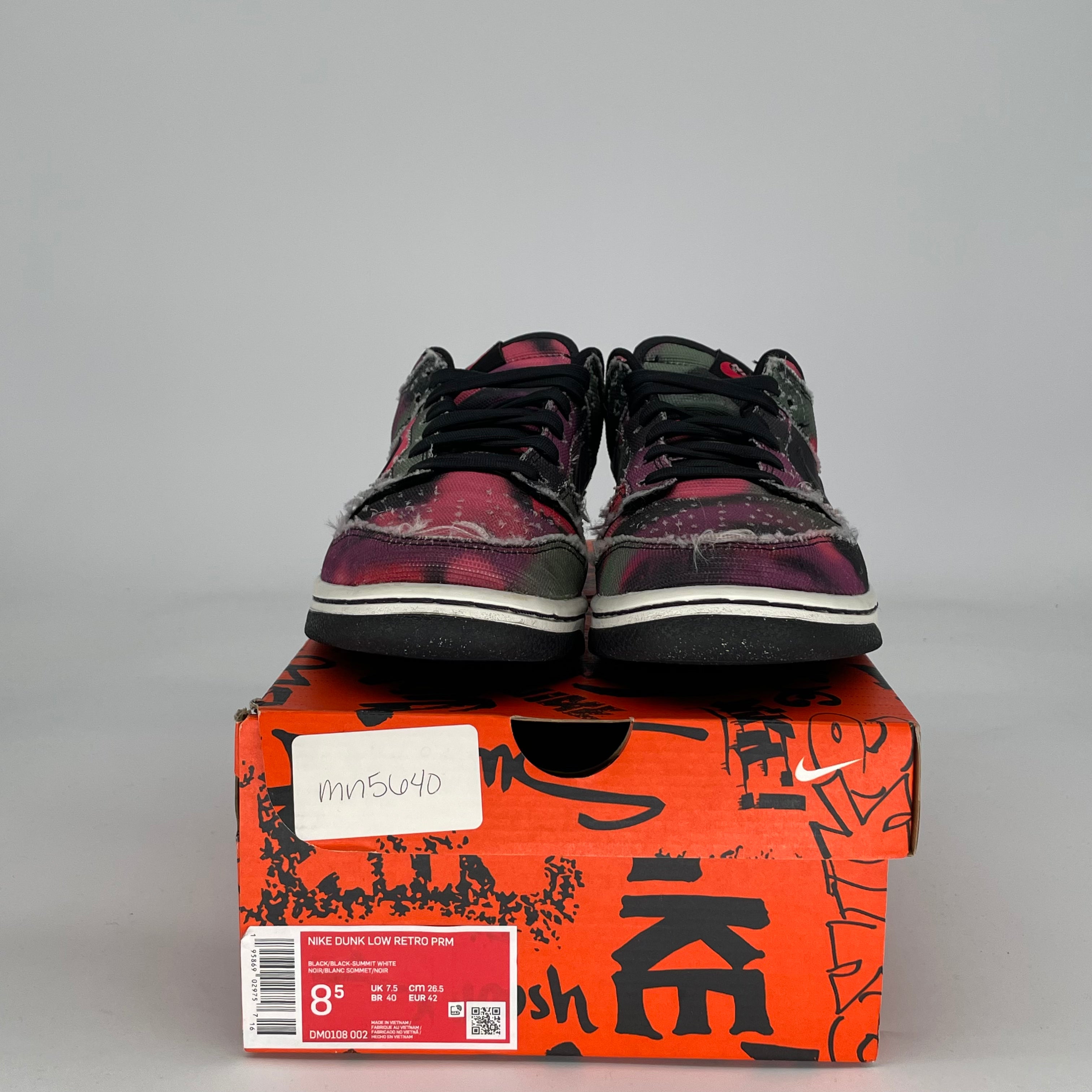 NIKE DUNK LOW GRAFFITI PINK DM0108-002 SIZE 8.5/10W