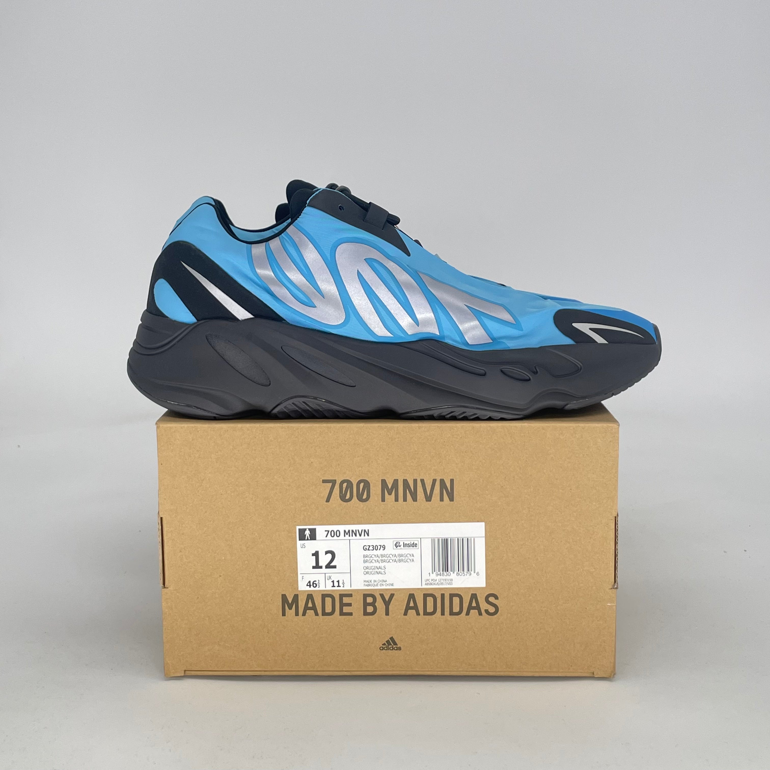 ADIDAS YEEZY BOOST 700 BRIGHT CYAN GZ3079 SIZE 12/13.5W