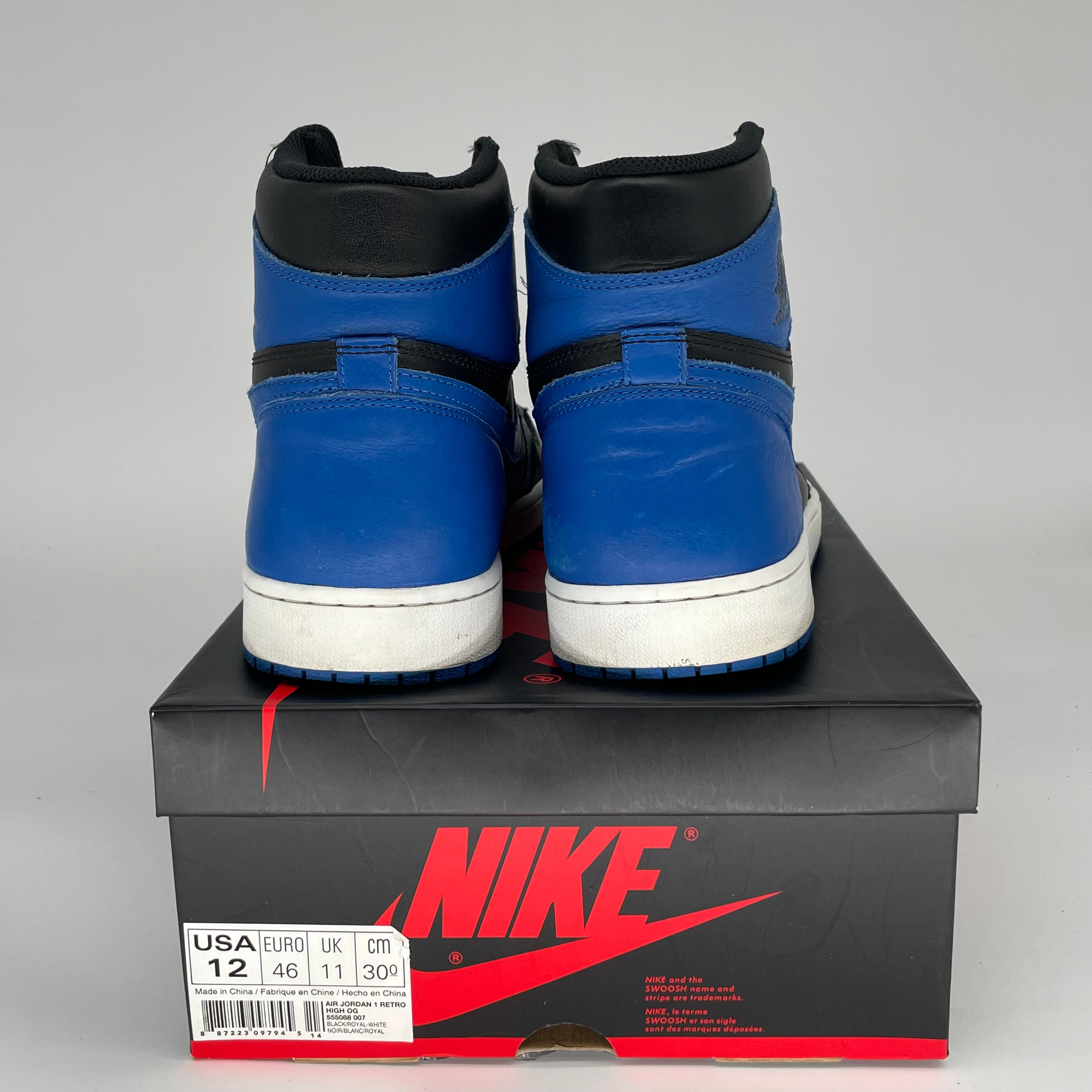 AIR JORDAN 1 ROYAL SIZE 12 555088-007