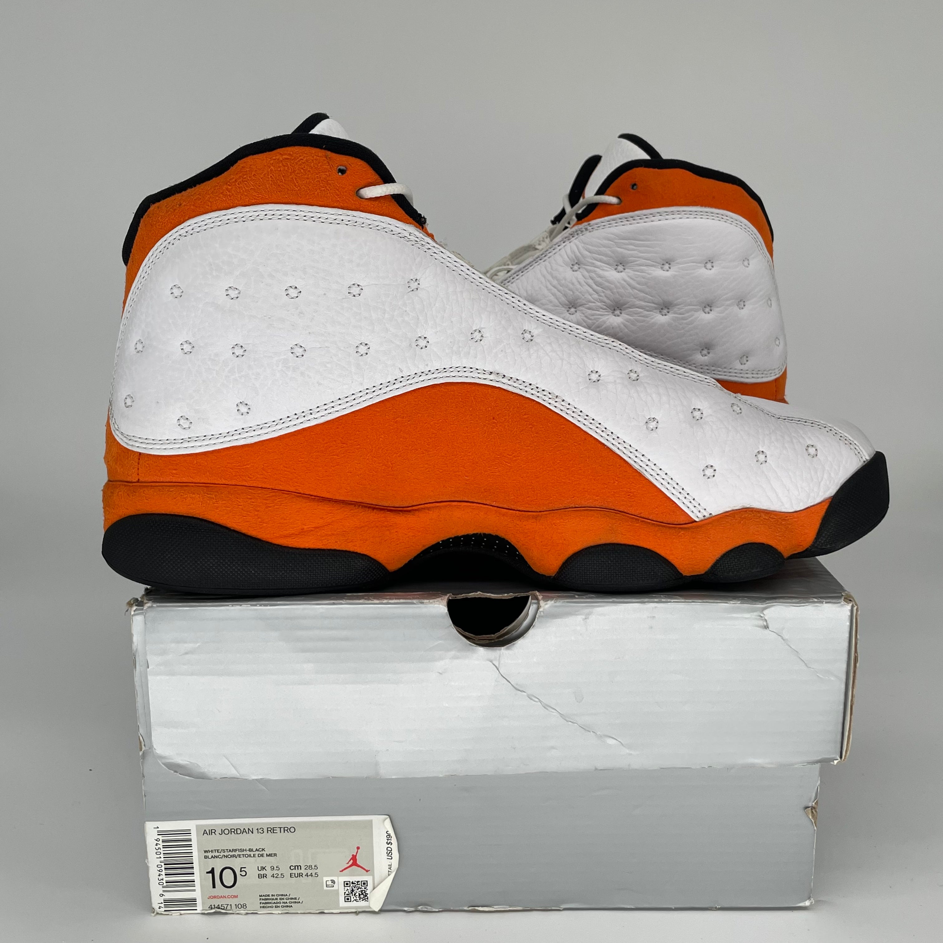 AIR JORDAN 13 STARFISH 414571-108 SIZE 10.5/12W